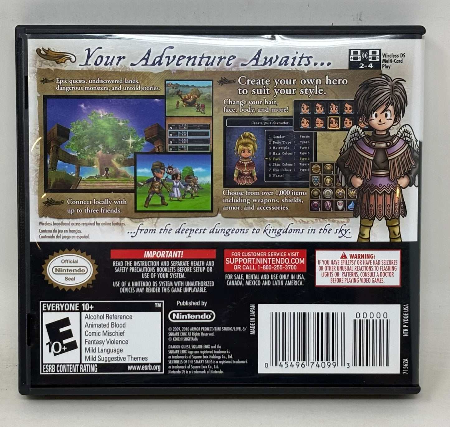 Nintendo DS - Dragon Quest IX: Sentinels of Starry Skies - Complete
