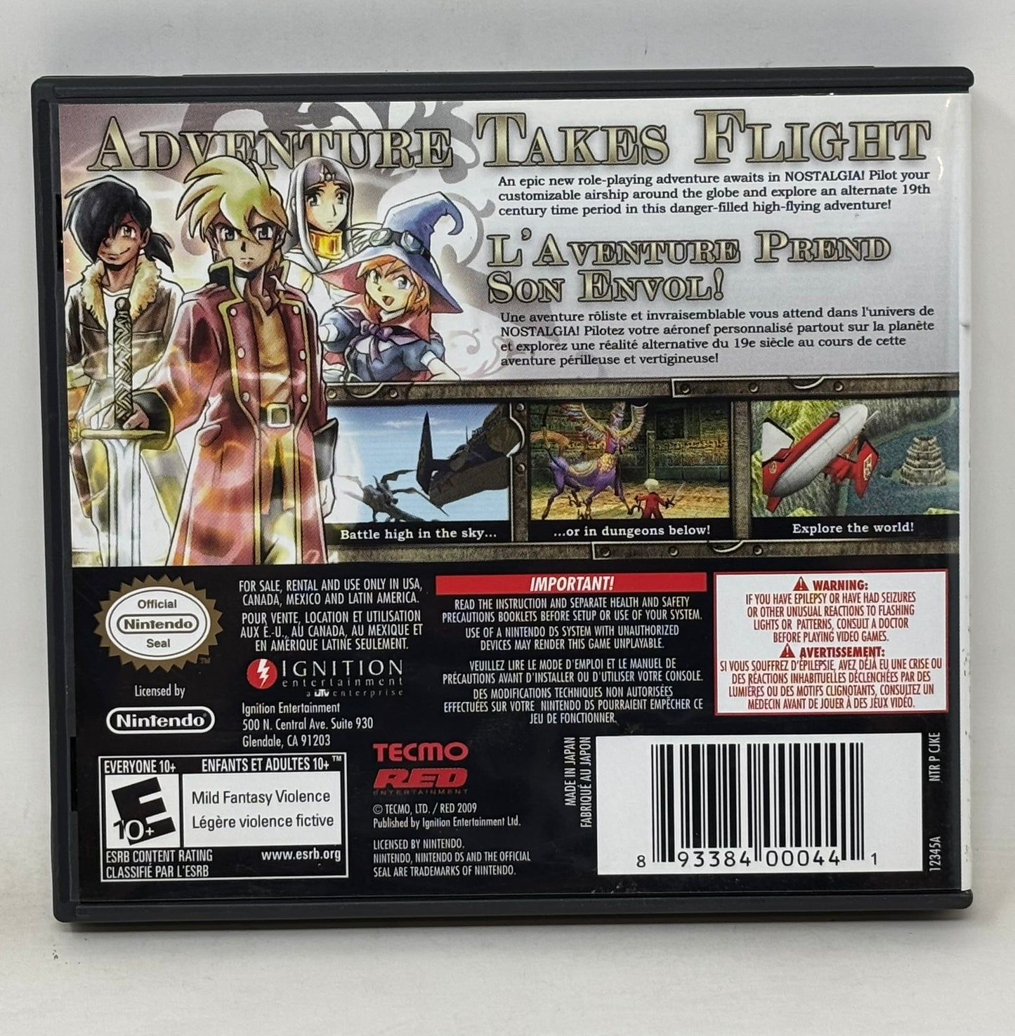 Nintendo DS - Nostalgia - Complete