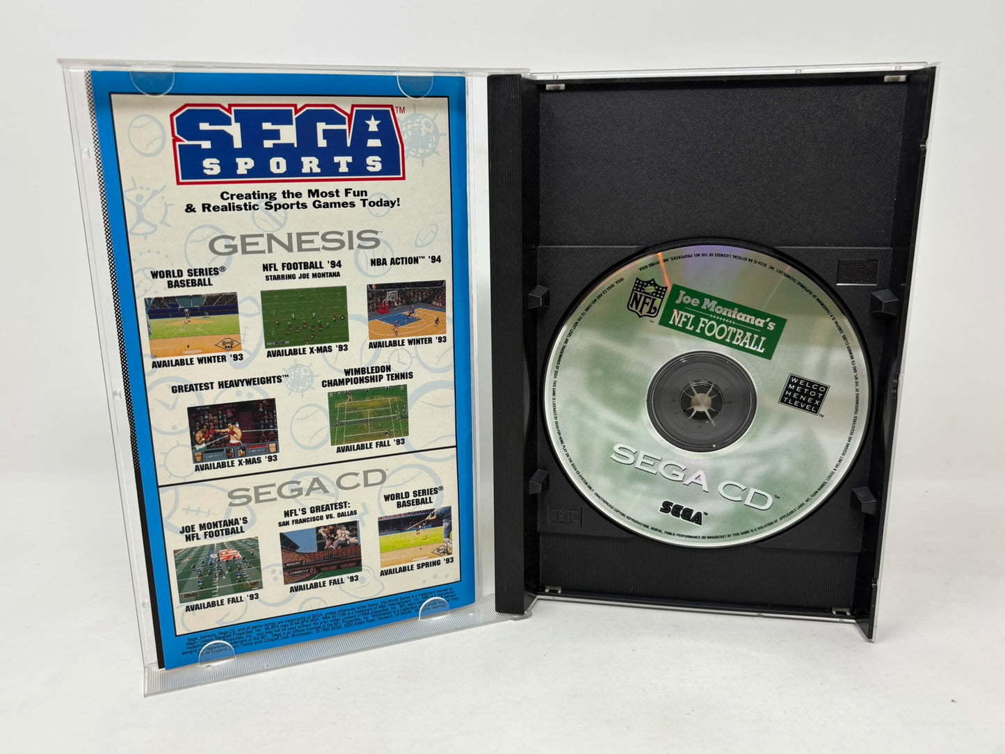 Sega CD - Joe Montana NFL Football - Complete