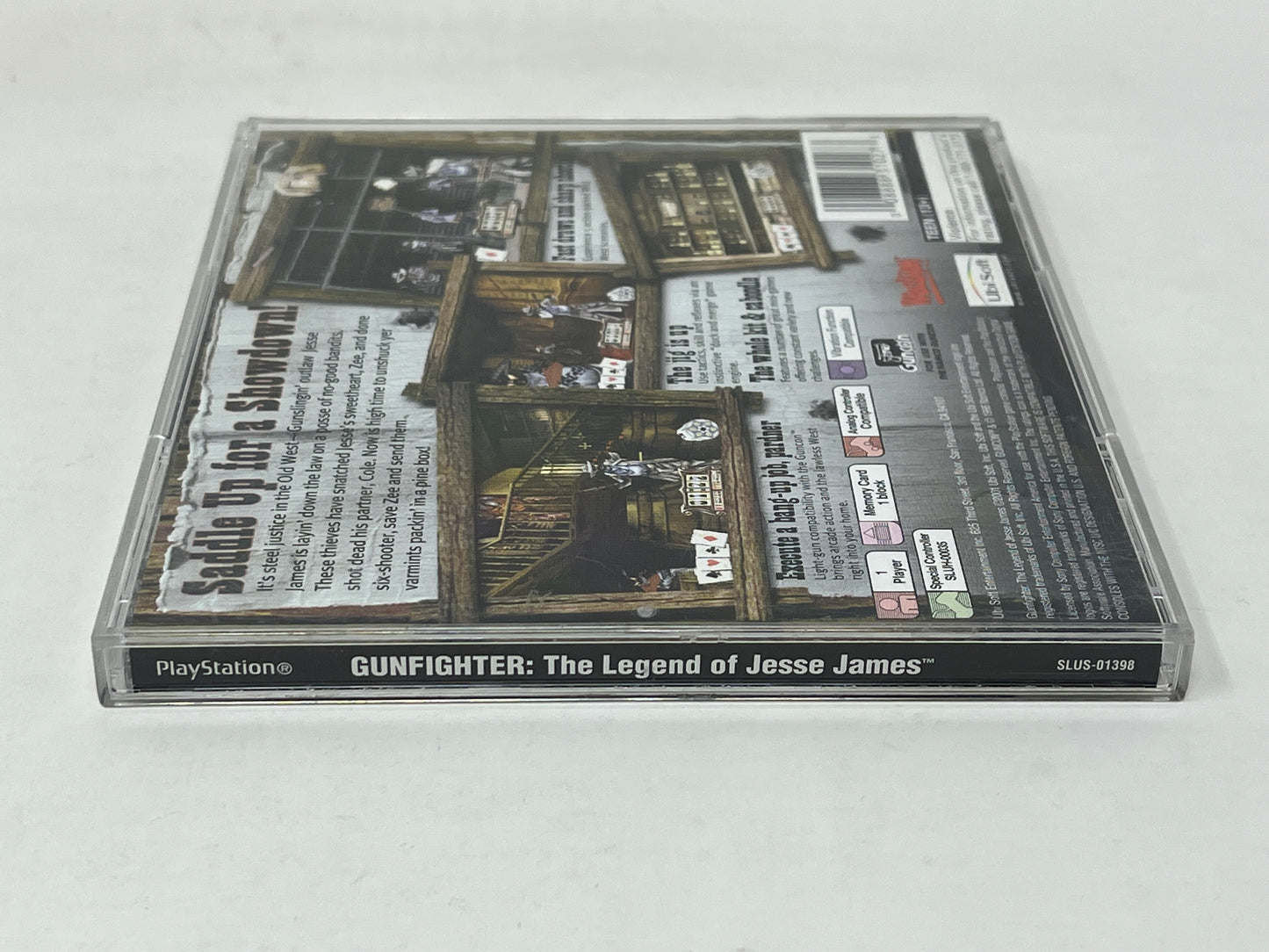 Sony PlayStation - Gunfighter The Legend of Jesse James - Complete