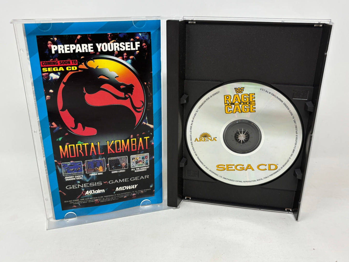 Sega CD - WWF Rage in the Cage - Complete