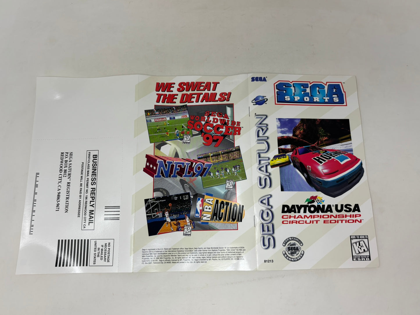 Sega Saturn - Daytona USA Championship Circuit Edition - Complete