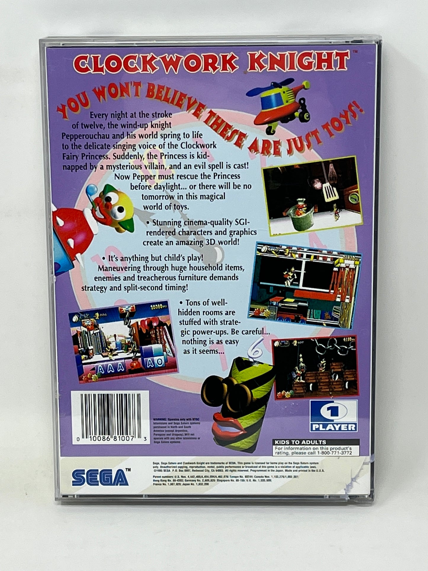Sega Saturn - Clockwork Knight - Complete
