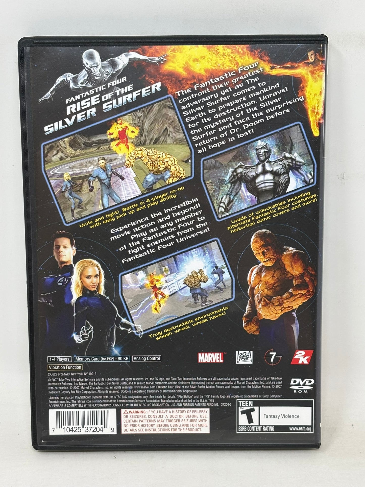 Sony PlayStation - Fantastic Four Rise of the Silver Surfer - Complete