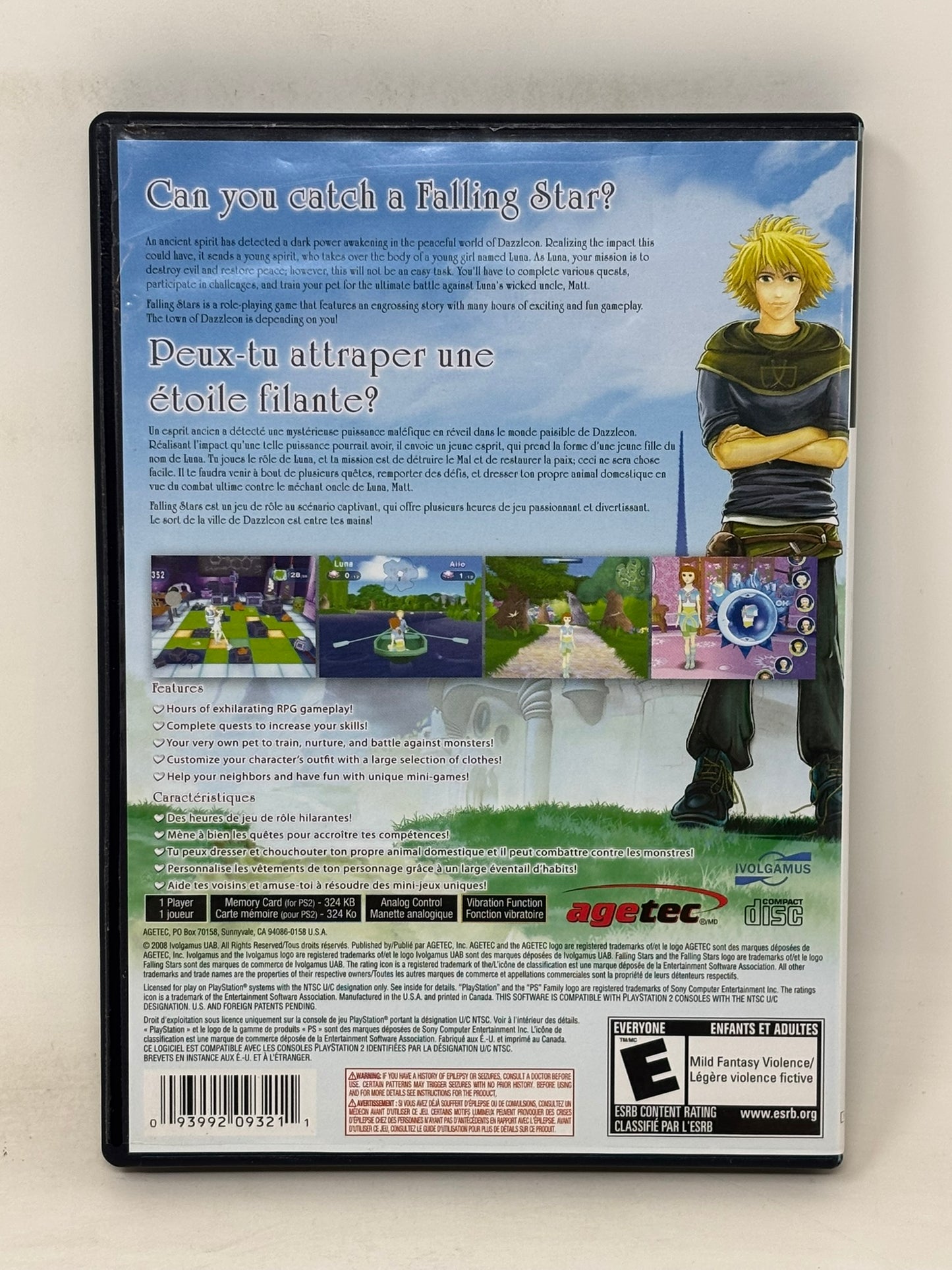Sony PlayStation 2 - Falling Stars - Complete