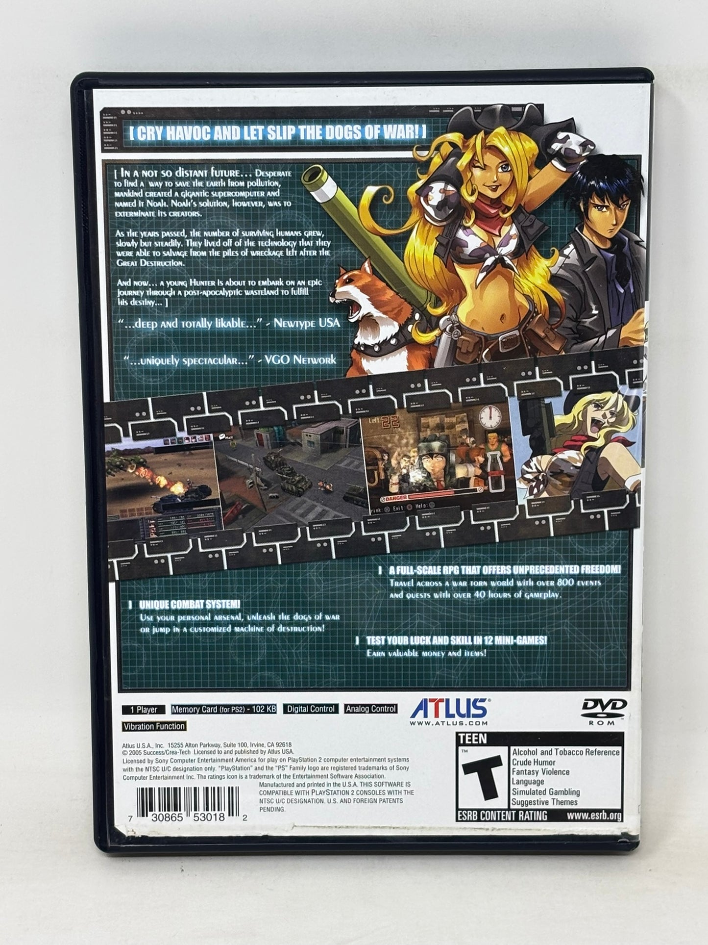 Sony PlayStation 2 - Metal Saga - Complete