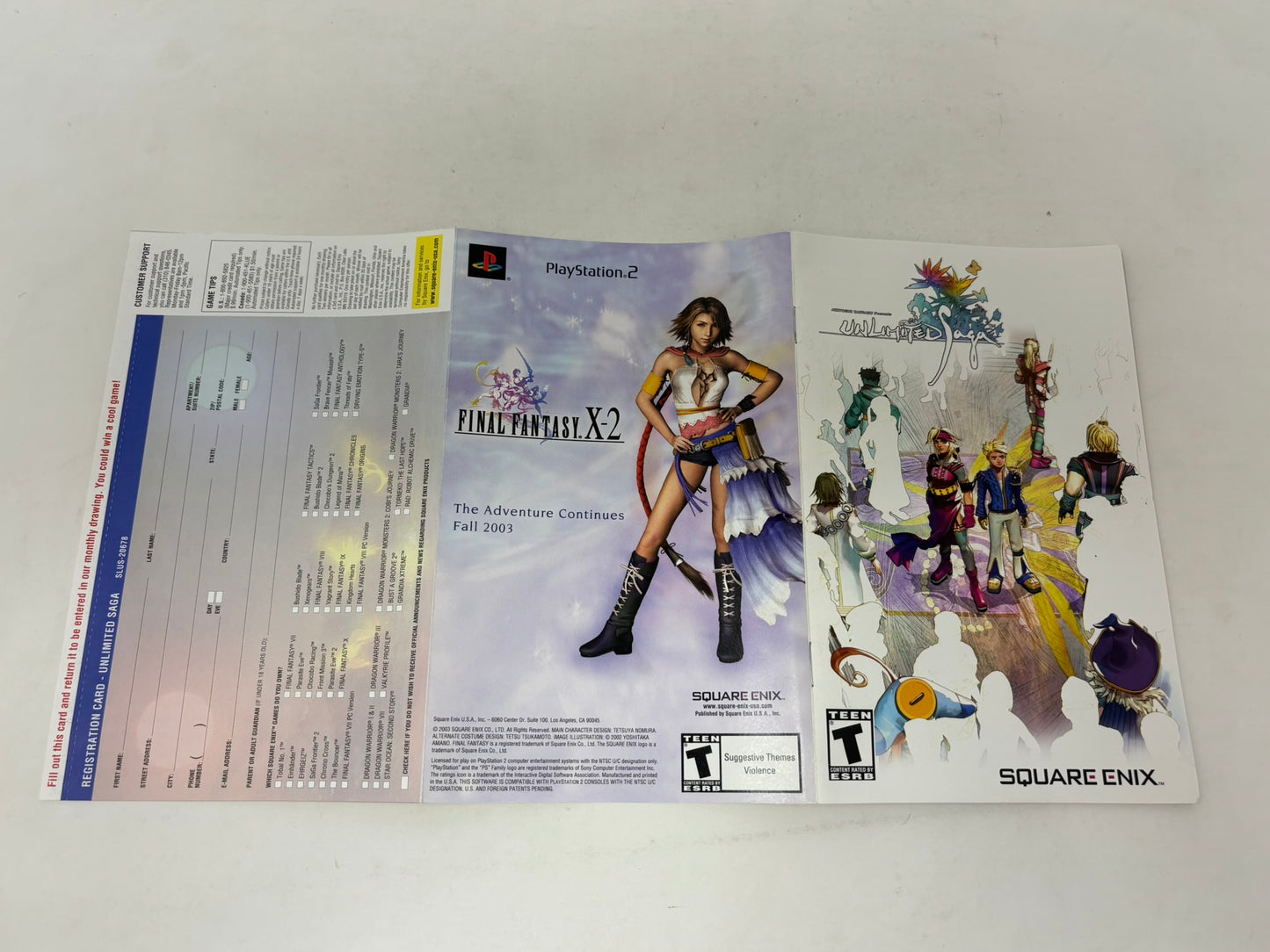 Sony PlayStation 2 - Unlimited Saga - Complete
