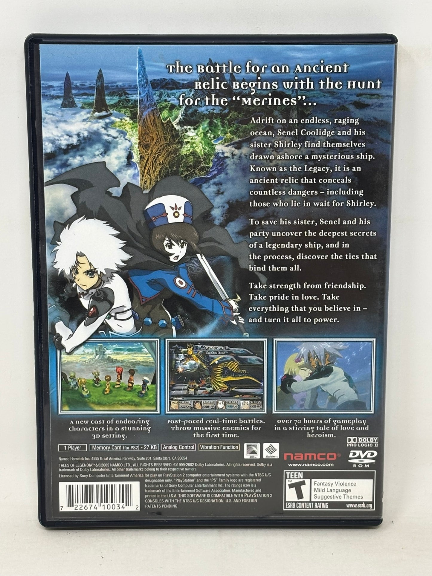 Sony PlayStation 2 - Tales of Legendia - Complete