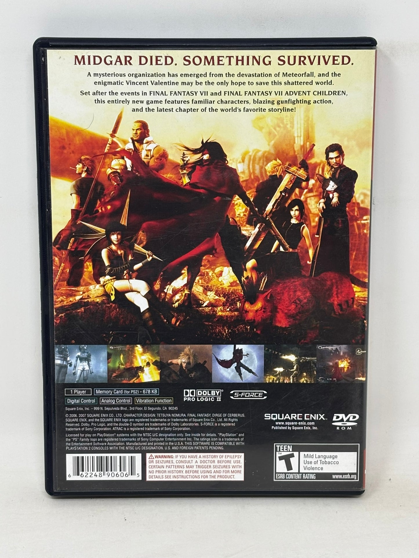 Sony PlayStation 2 - Final Fantasy VII Dirge of Cerberus (Greatest Hits)