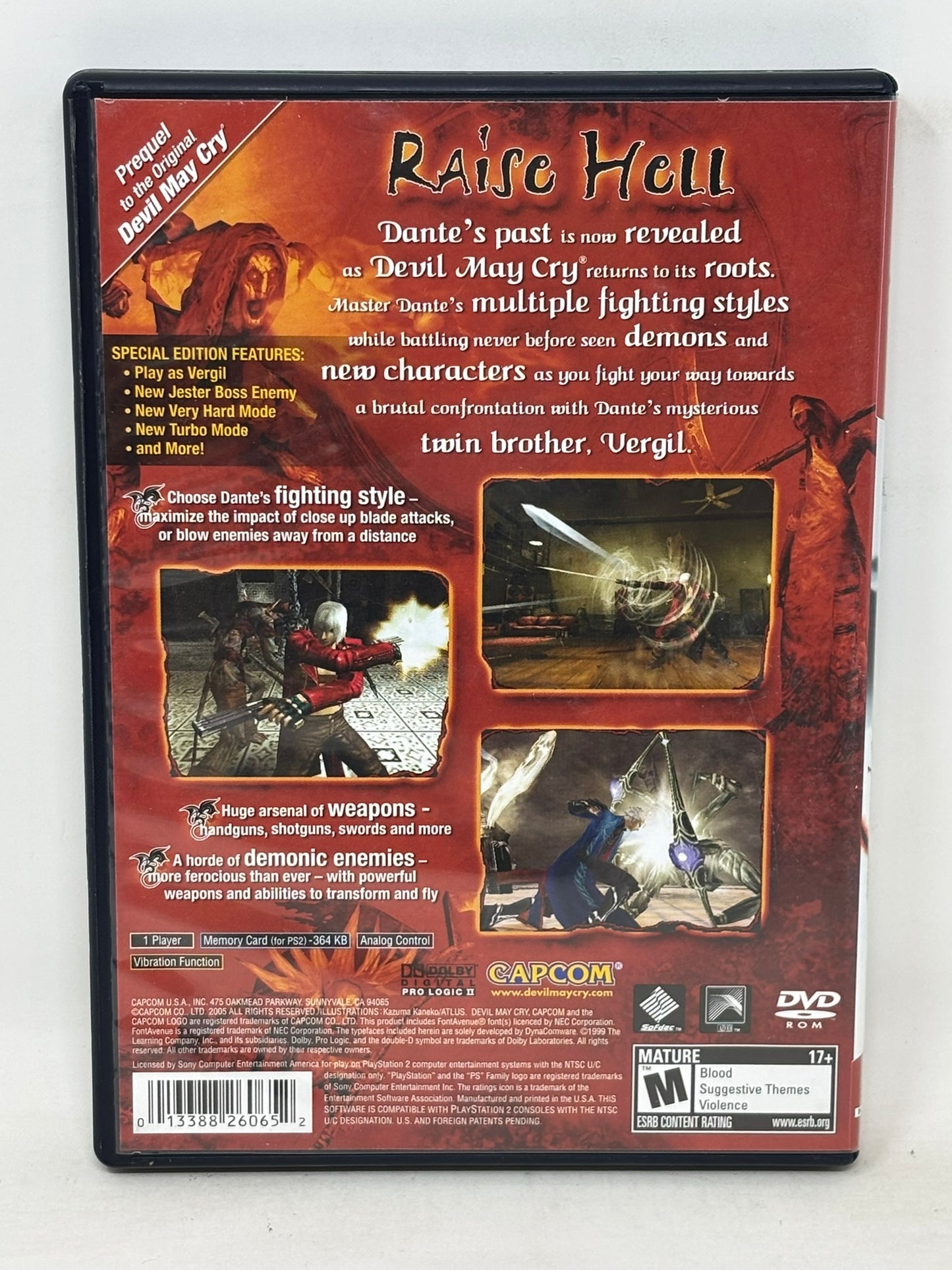 Sony PlayStation 2 - Devil My Cry 3 Dante's Awakening Special Edition (Greatest Hits)