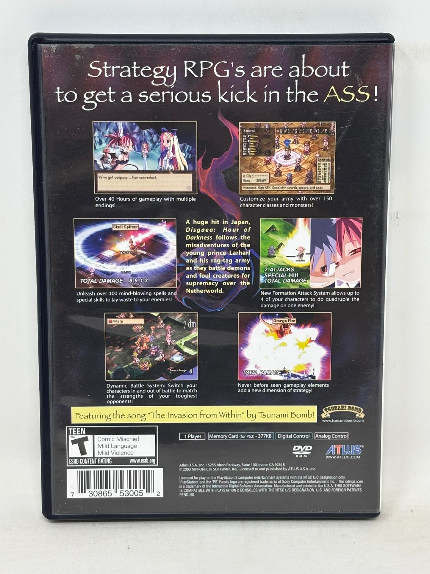 Sony PlayStation 2 - Disgaea Hour of Darkness - Complete