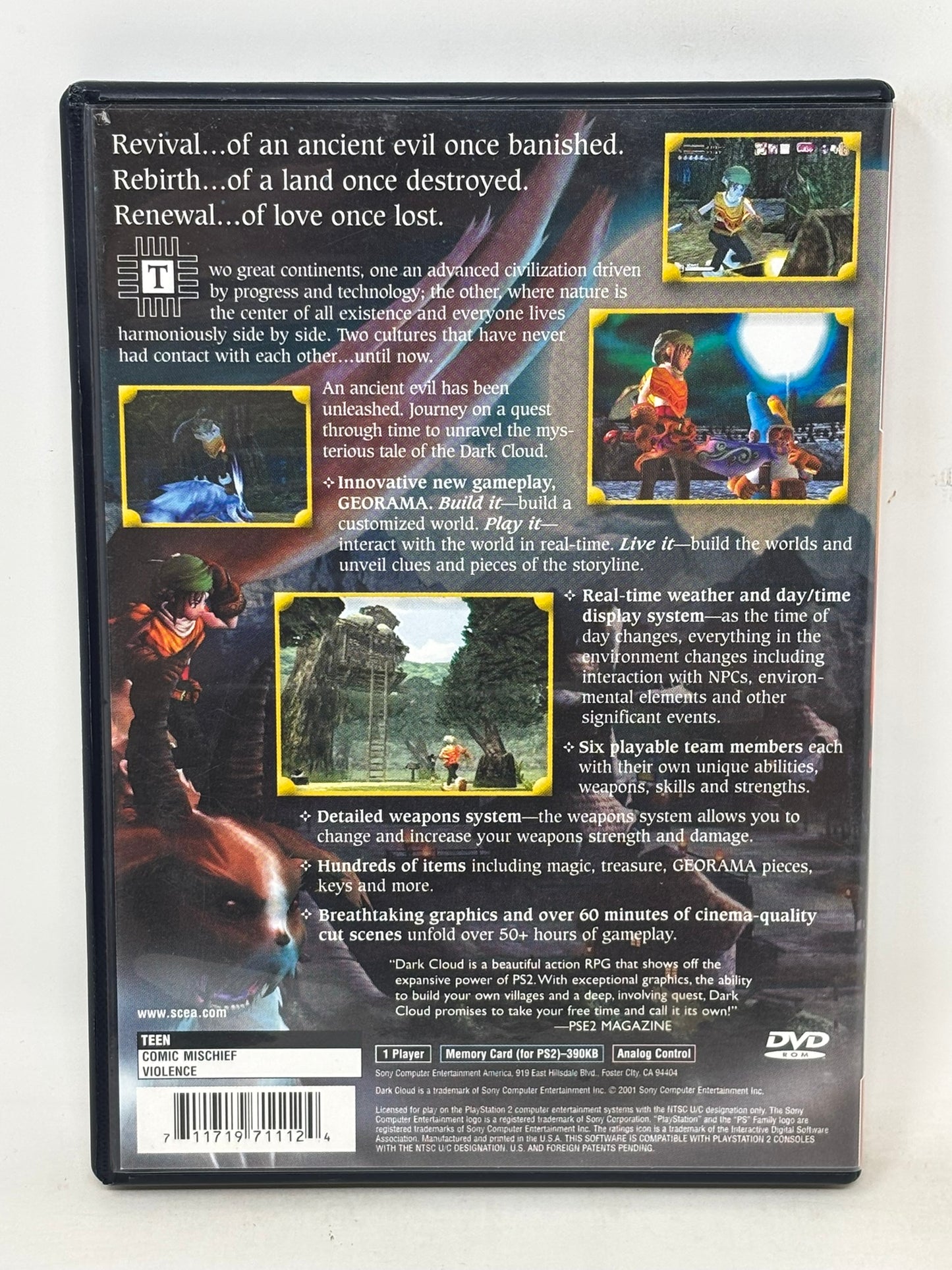 Sony PlayStation 2 - Dark Cloud (Greatest Hits) Complete