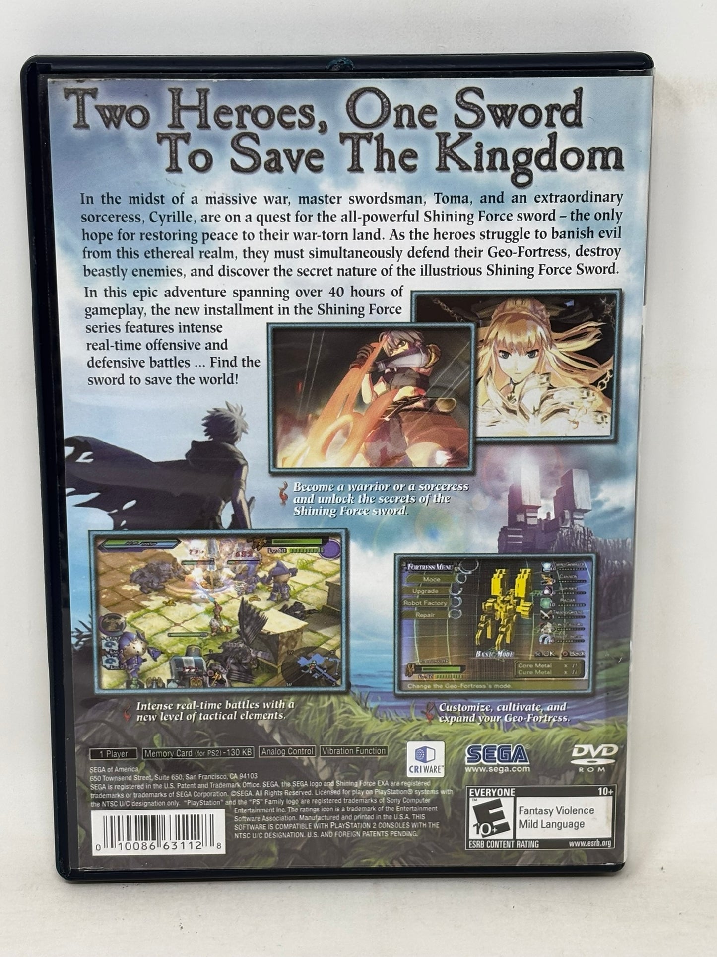Sony PlayStation 2 - Shining Force EXA - Complete