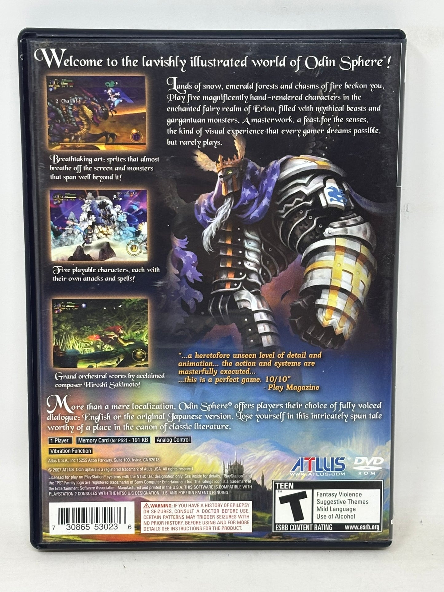Sony PlayStation 2 - Odin Sphere - Complete