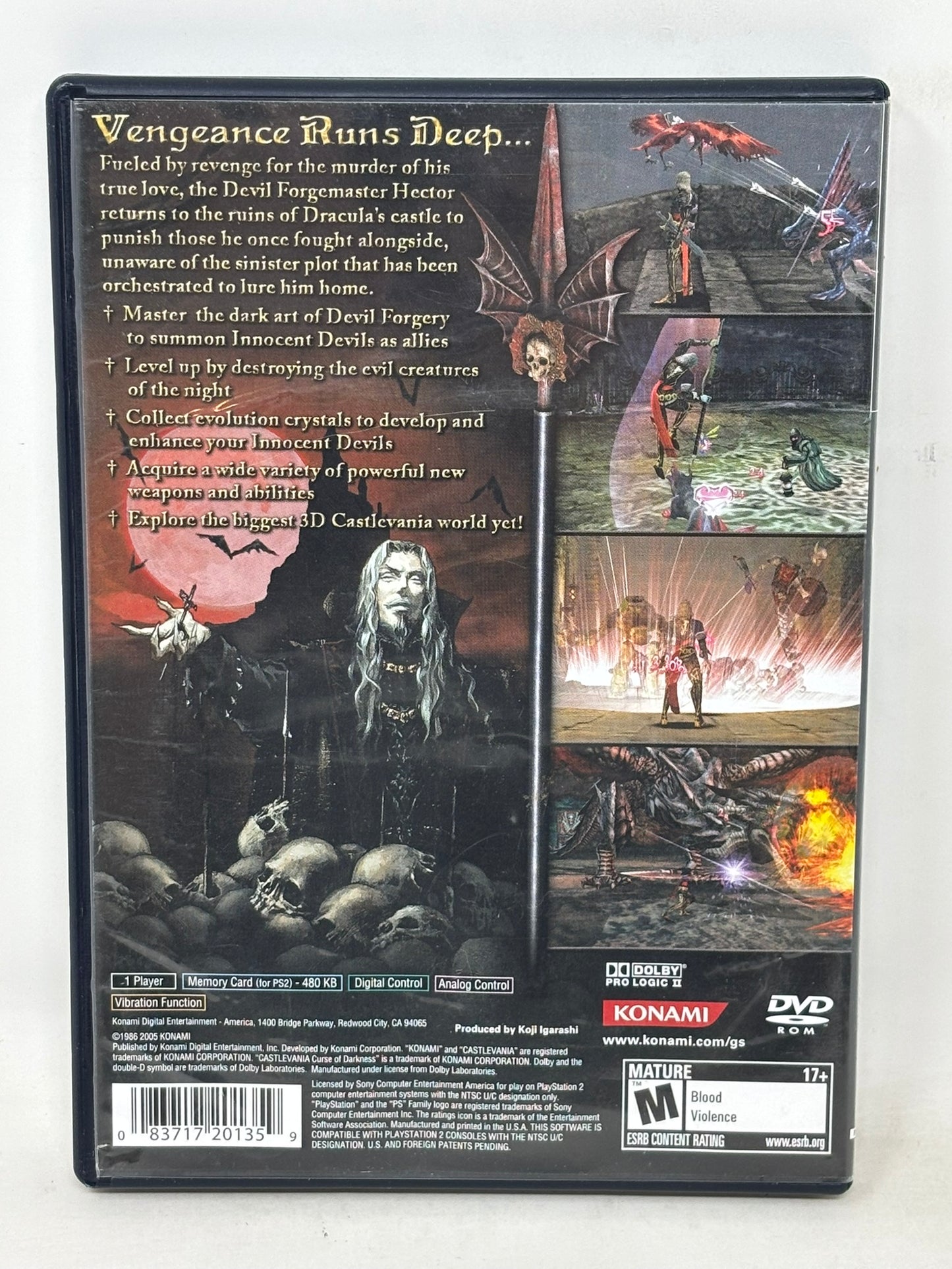 Sony PlayStation 2 - Castlevania Curse of Darkness - Complete