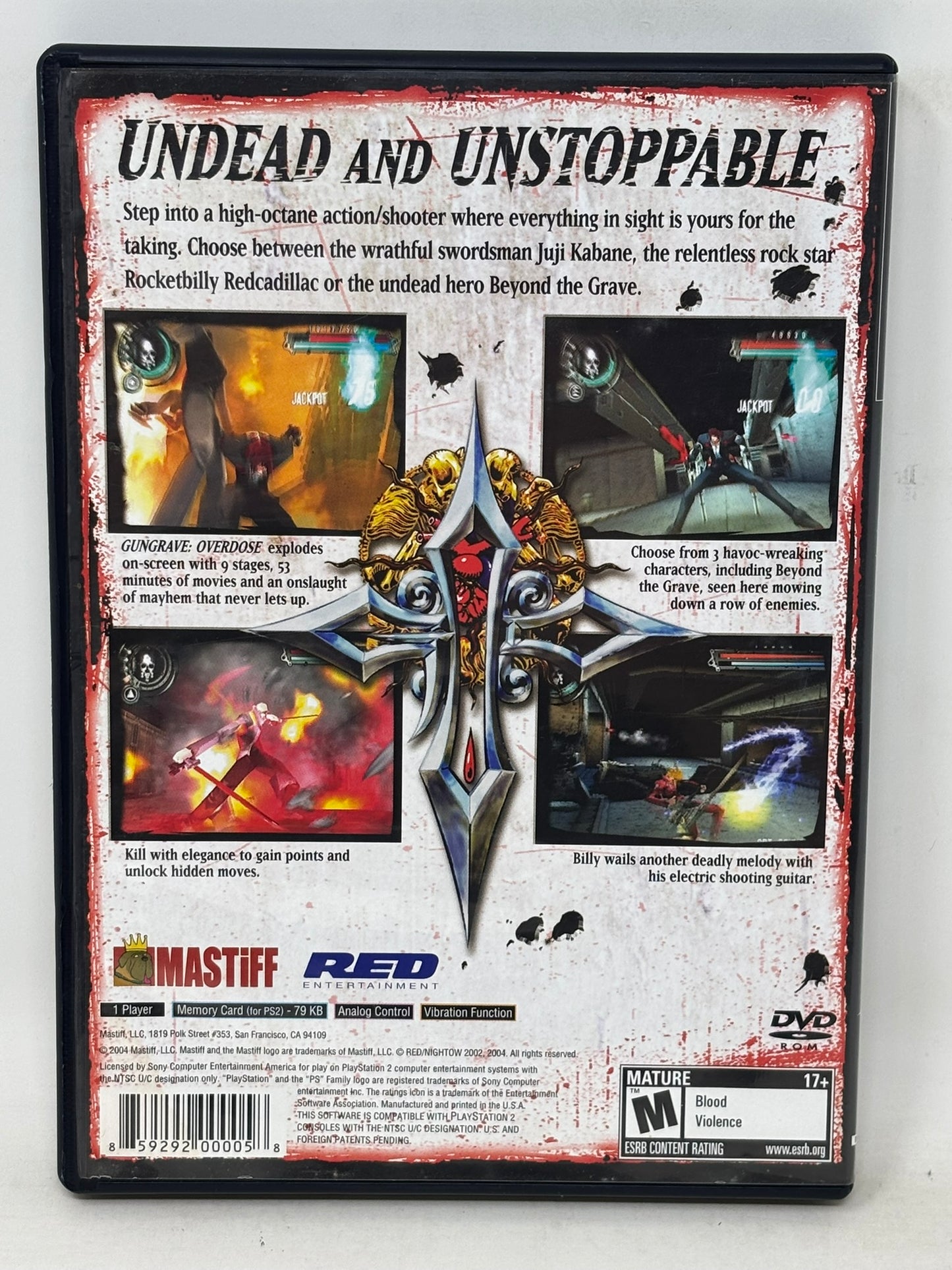 Sony PlayStation 2 - Gungrave Overdose - Complete