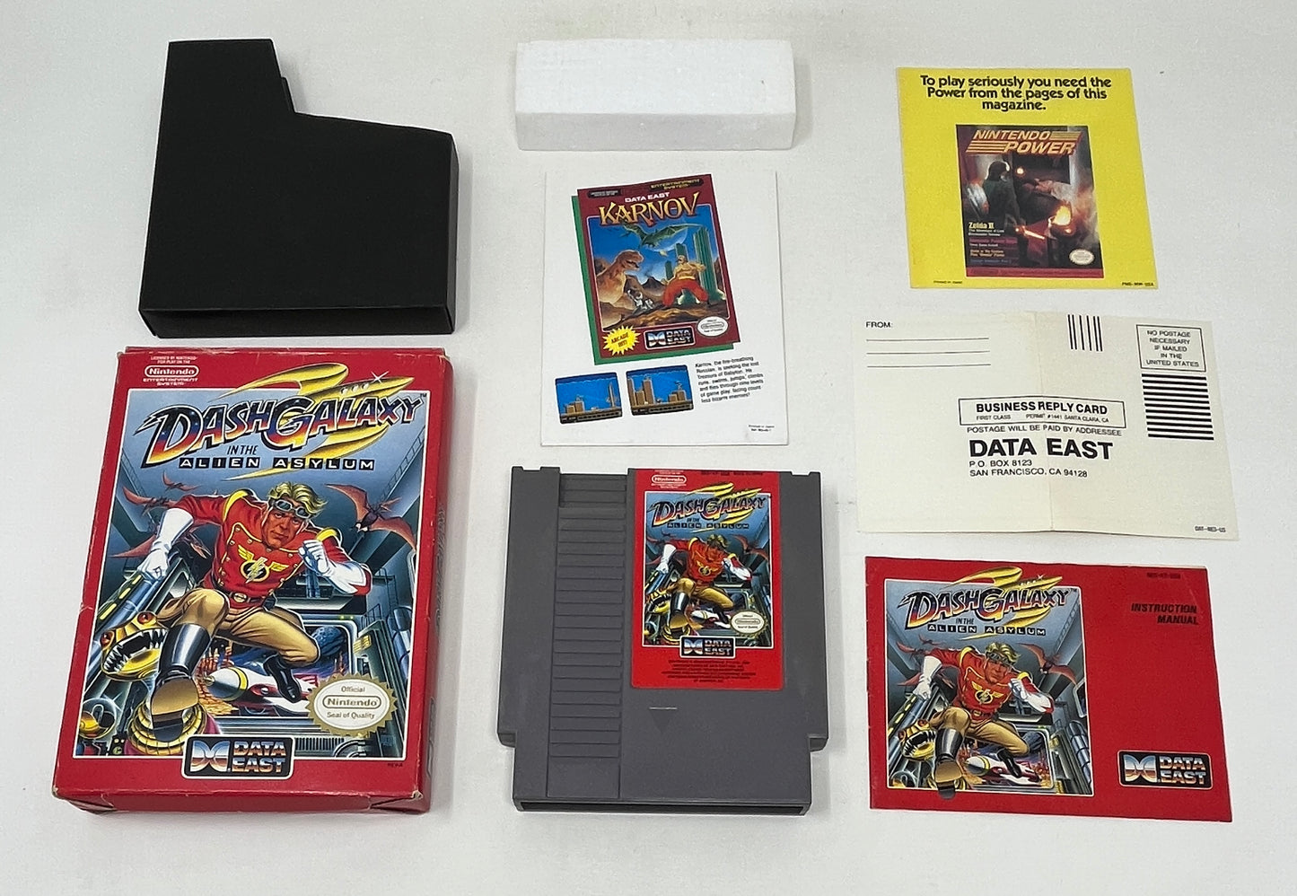 NES Nintendo - Dash Galaxy in the Alien Asylum - Complete