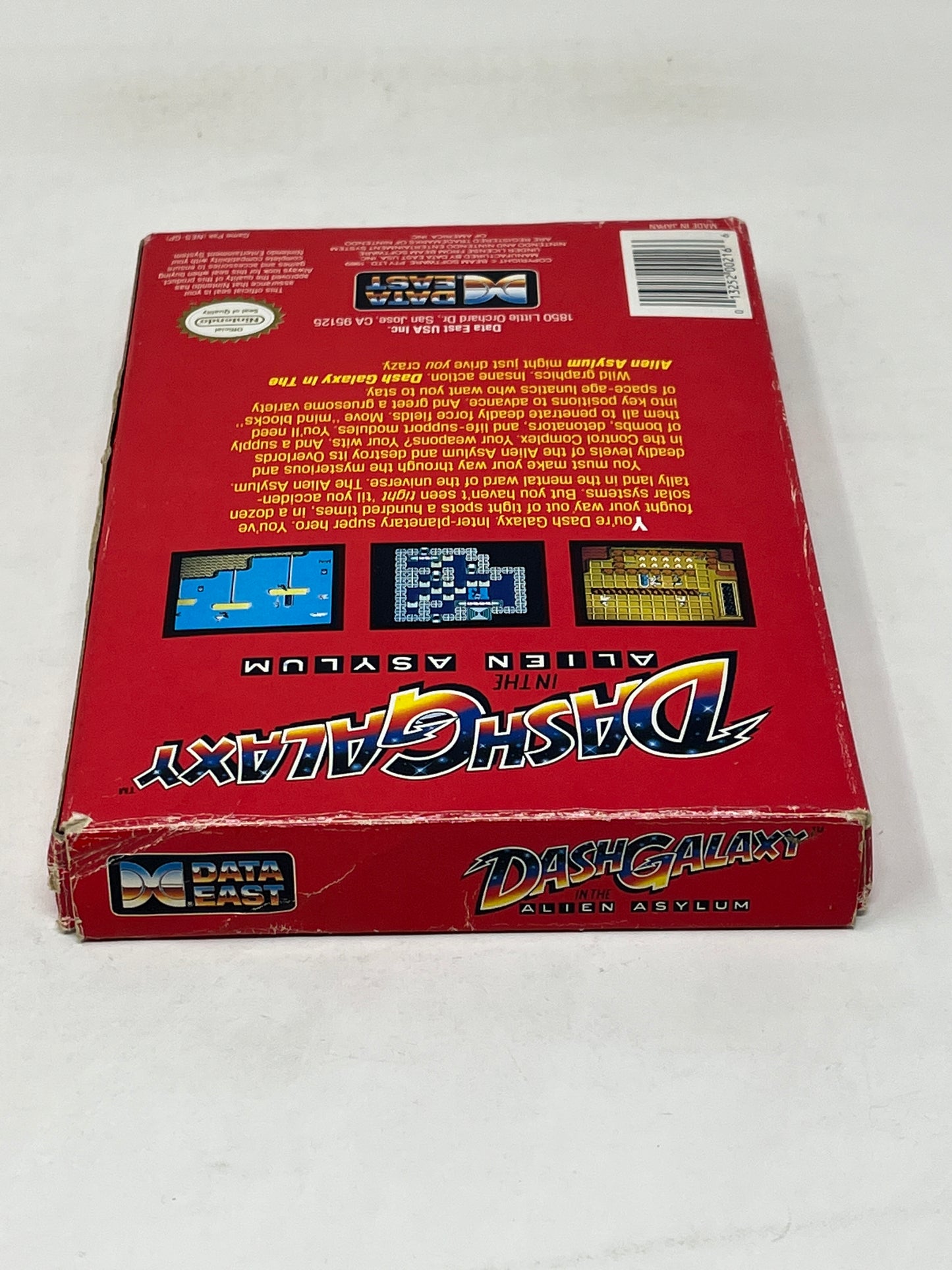 NES Nintendo - Dash Galaxy in the Alien Asylum - Complete