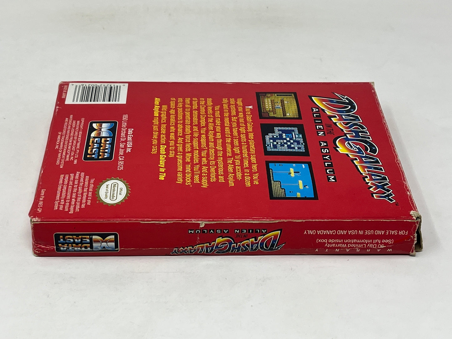 NES Nintendo - Dash Galaxy in the Alien Asylum - Complete