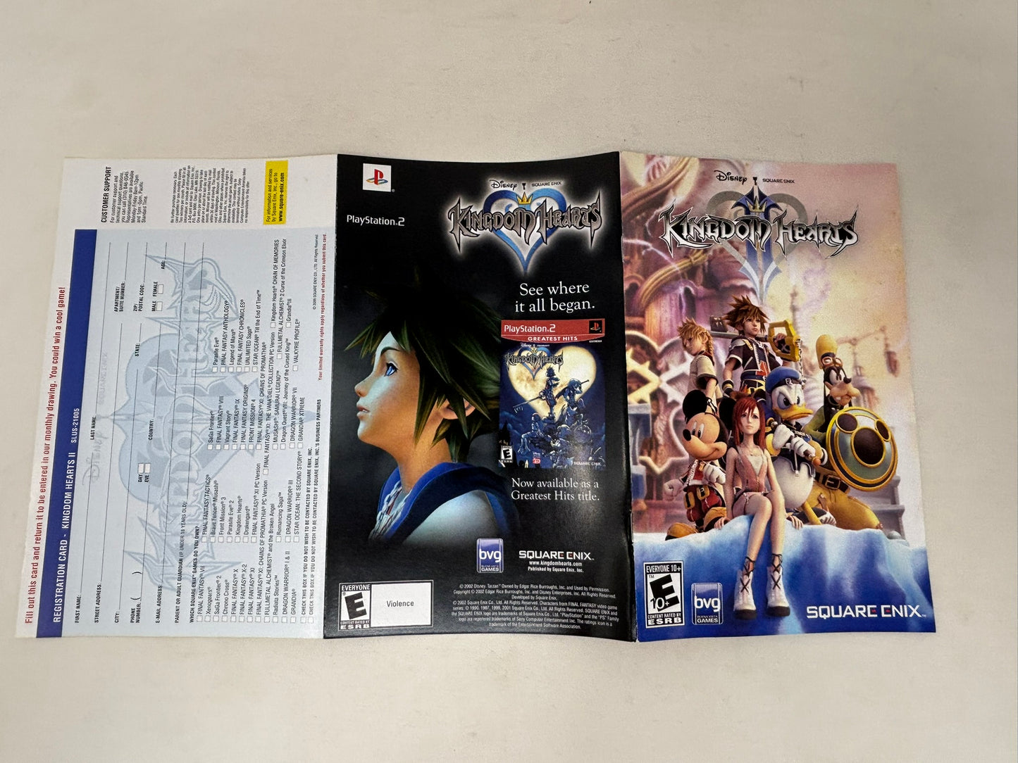 Sony PlayStation 2 - Kingdom Hearts II - Complete
