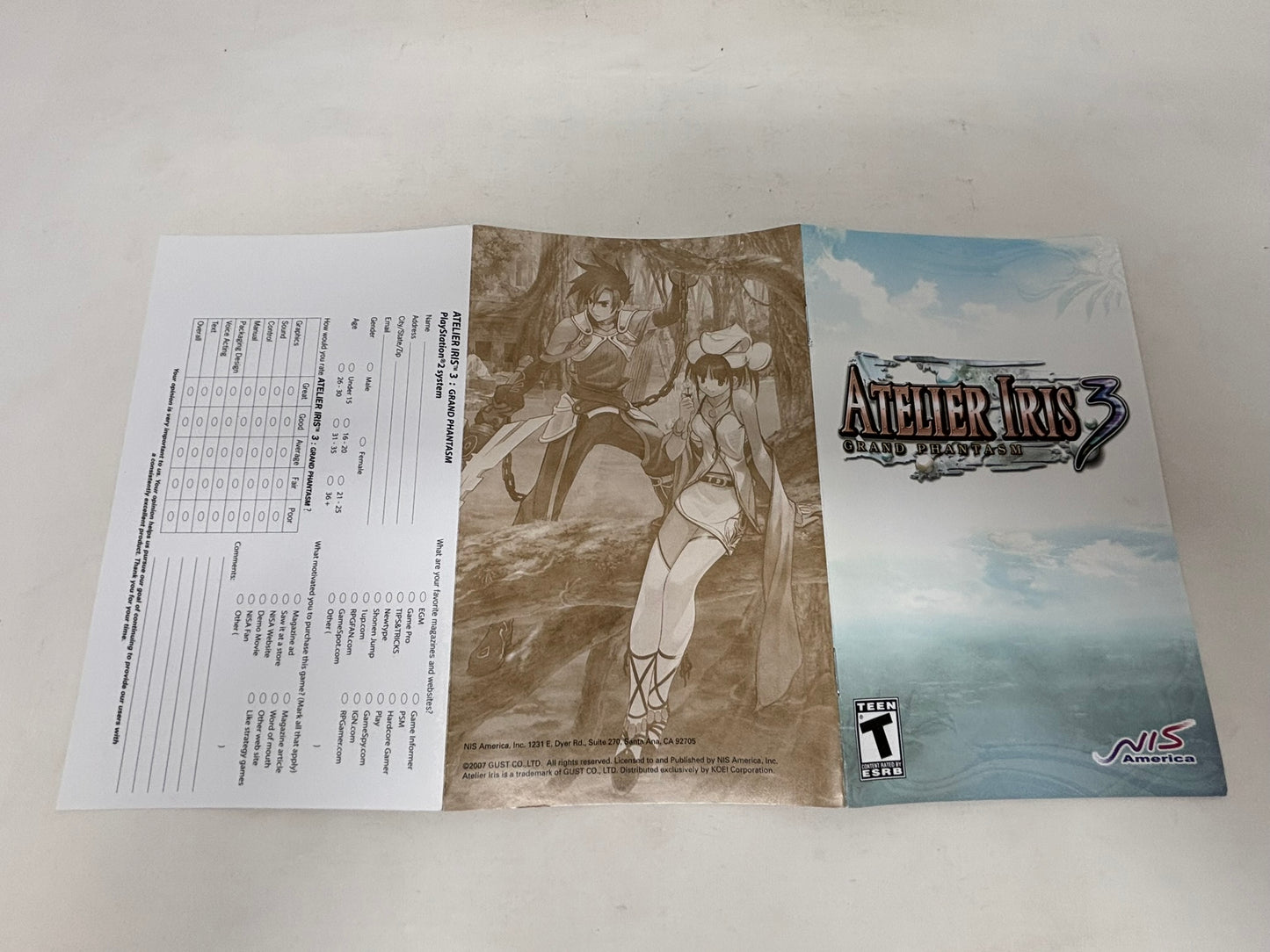 Sony PlayStation 2 - Atelier Iris 3 Grand Phantasm - Complete