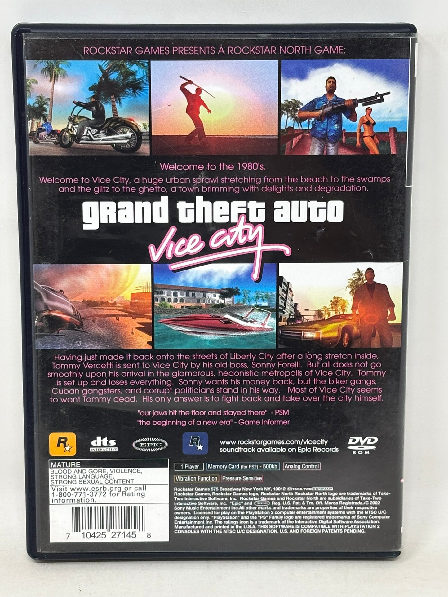 Sony PlayStation 2 - Grand Theft Auto Vice City - Complete