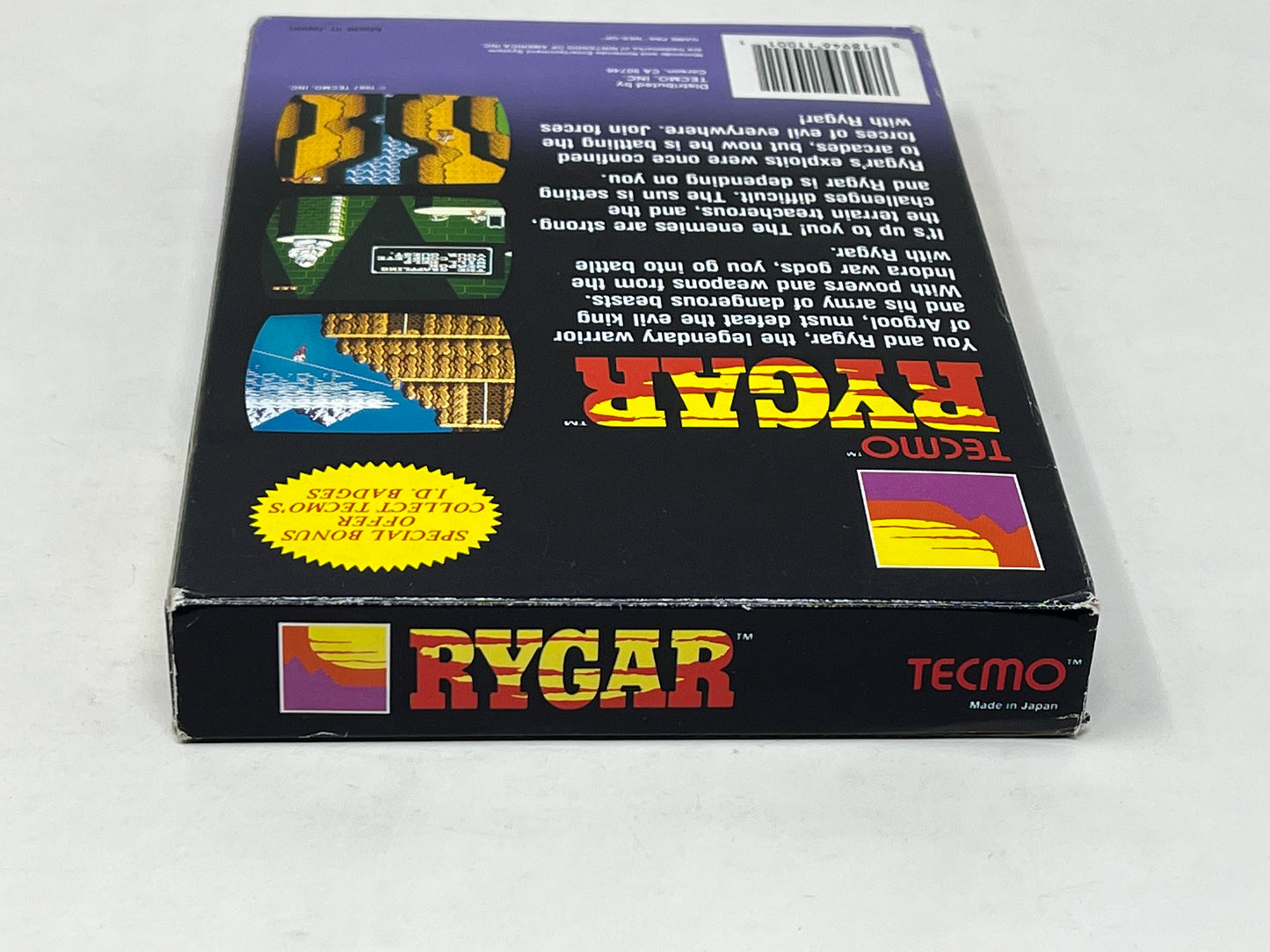 NES Nintendo - Rygar (5 Screw Cart) - Complete