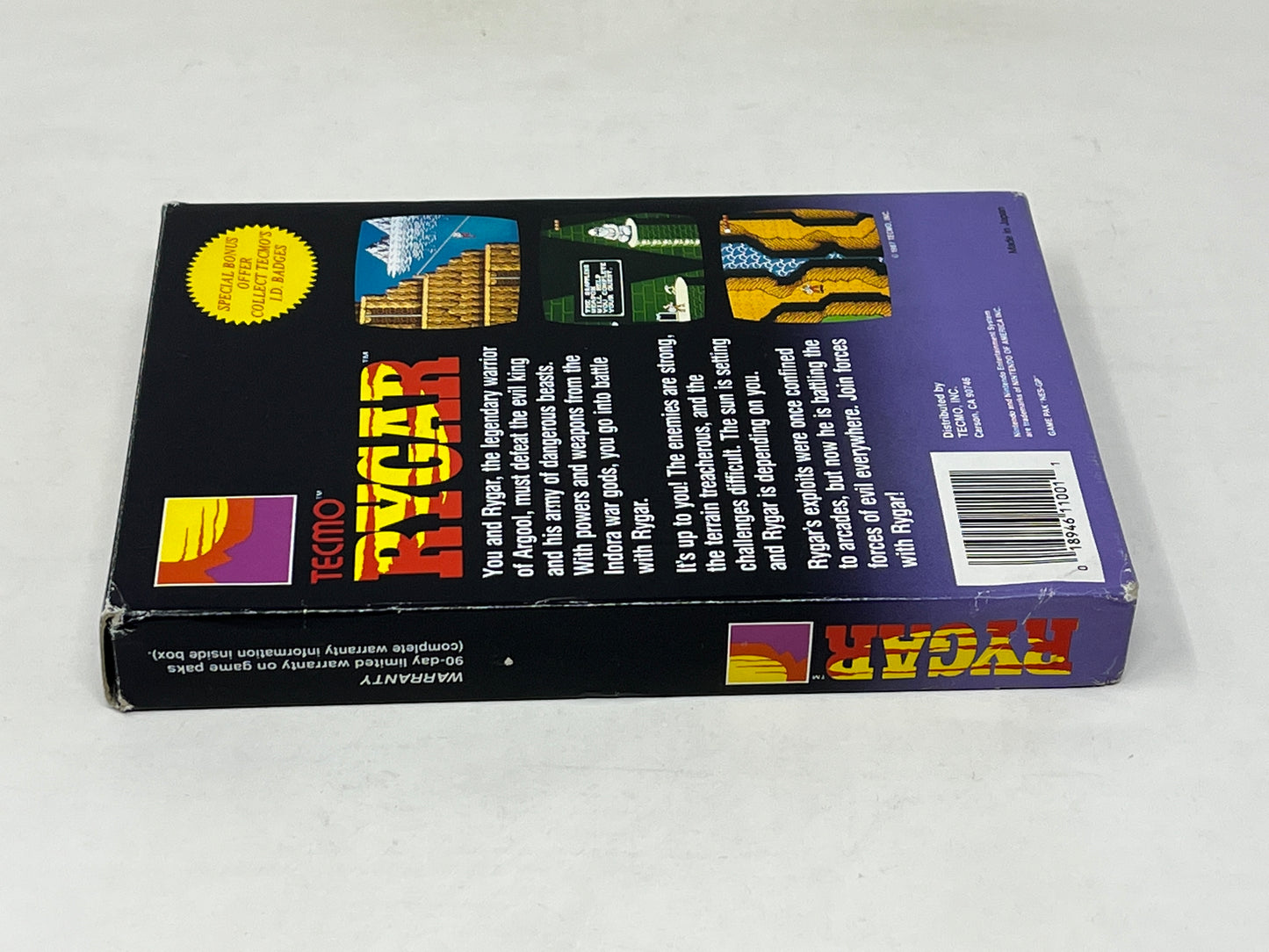 NES Nintendo - Rygar (5 Screw Cart) - Complete