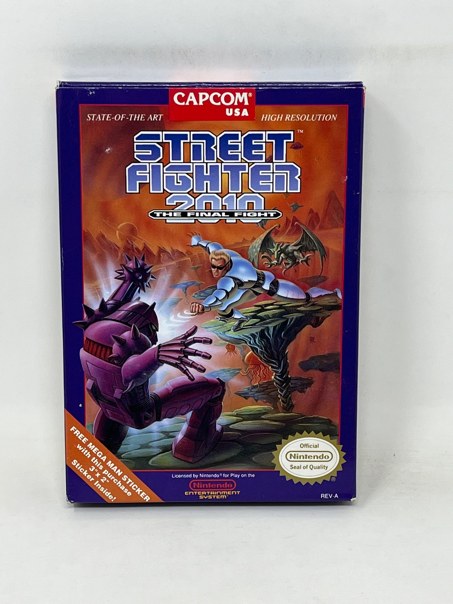 NES Nintendo - Street Fighter 2010: The Final Fight - Complete