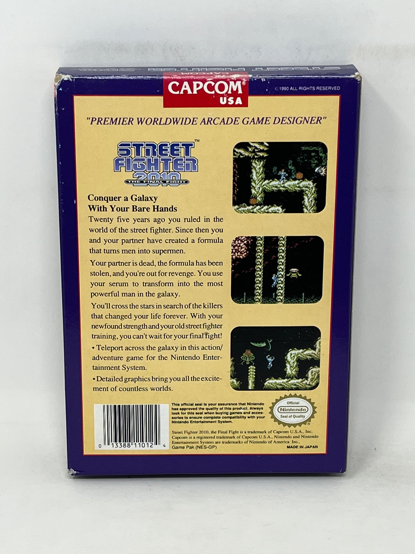 NES Nintendo - Street Fighter 2010: The Final Fight - Complete