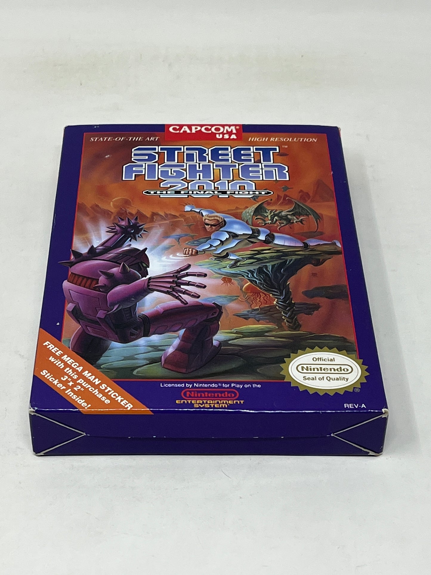 NES Nintendo - Street Fighter 2010: The Final Fight - Complete