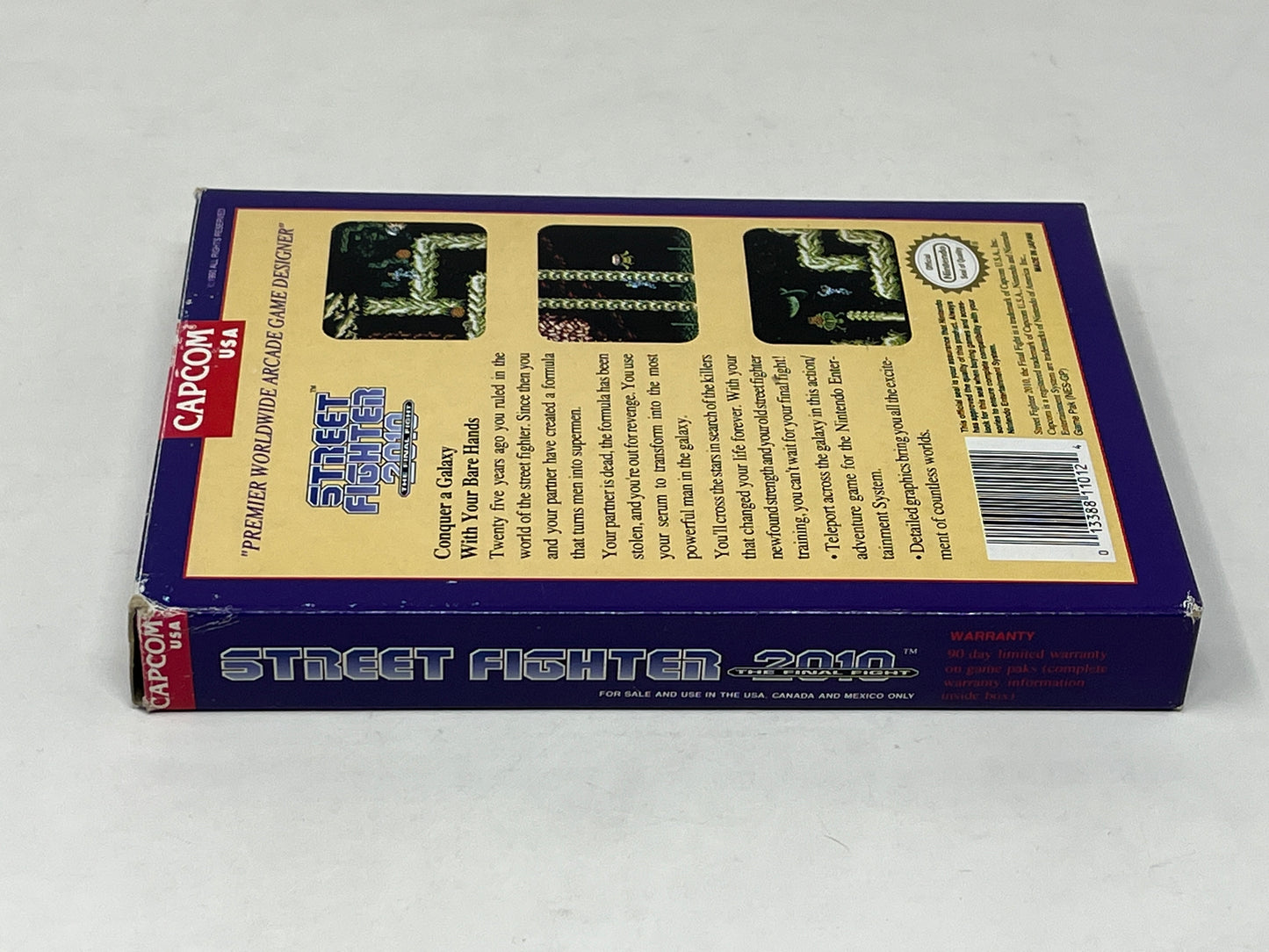 NES Nintendo - Street Fighter 2010: The Final Fight - Complete