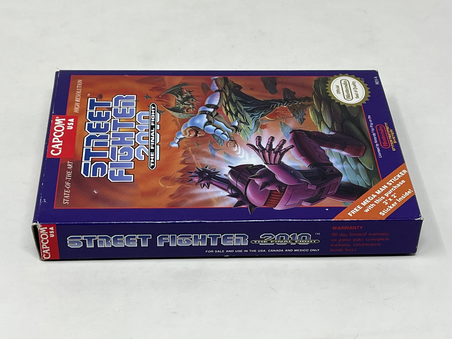 NES Nintendo - Street Fighter 2010: The Final Fight - Complete