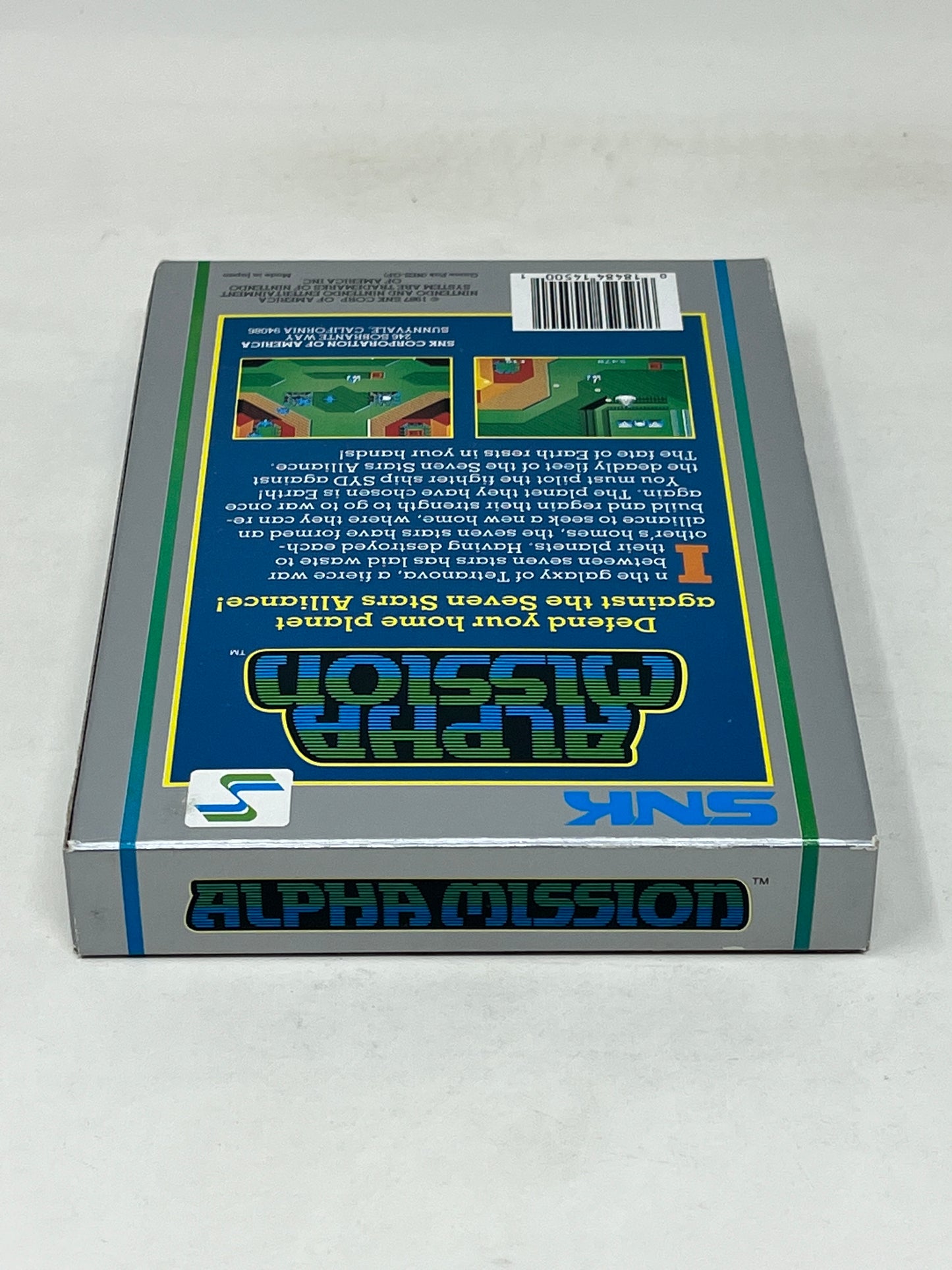 NES Nintendo - Alpha Mission (5 Screw) - Complete