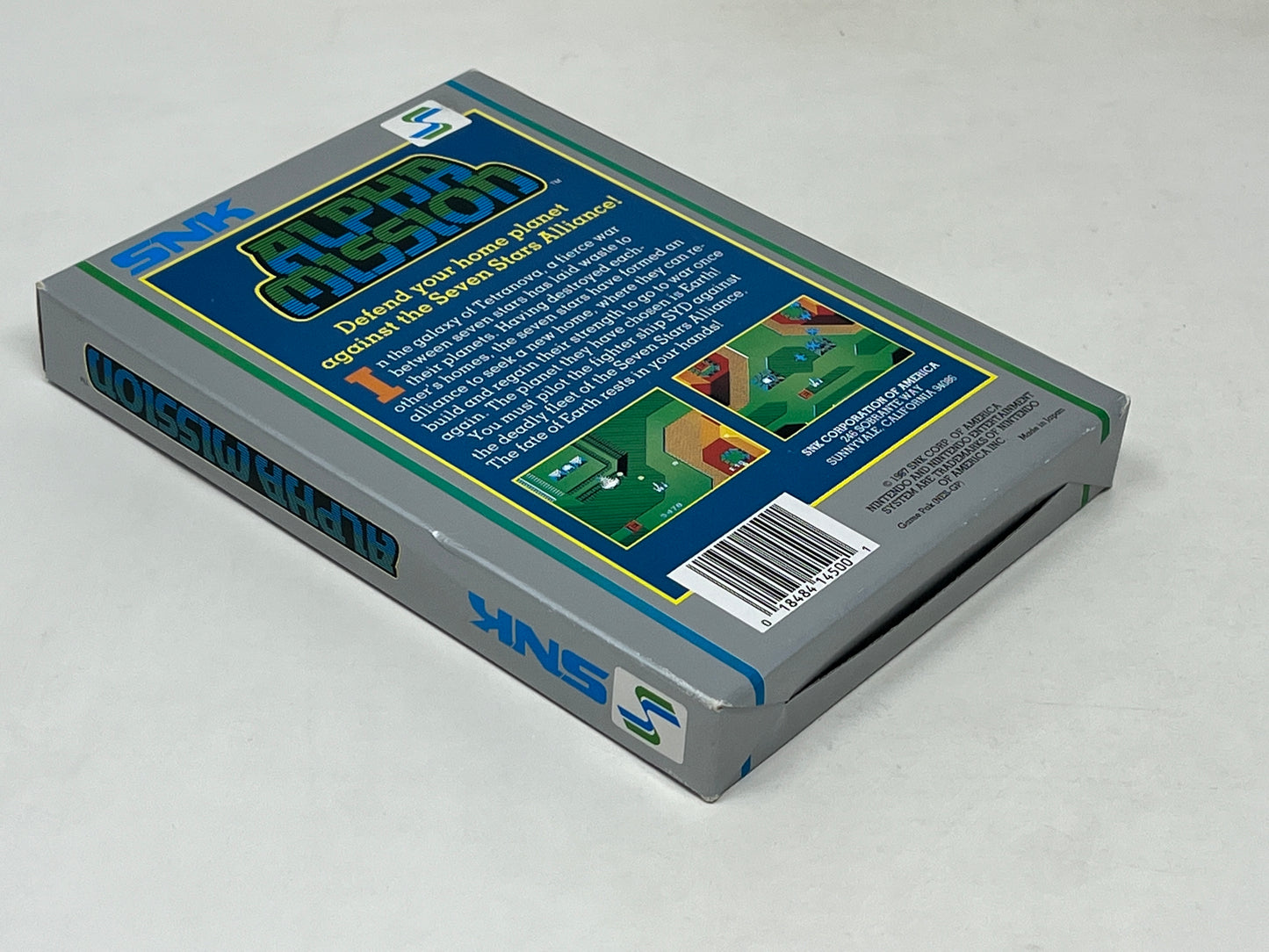 NES Nintendo - Alpha Mission (5 Screw) - Complete