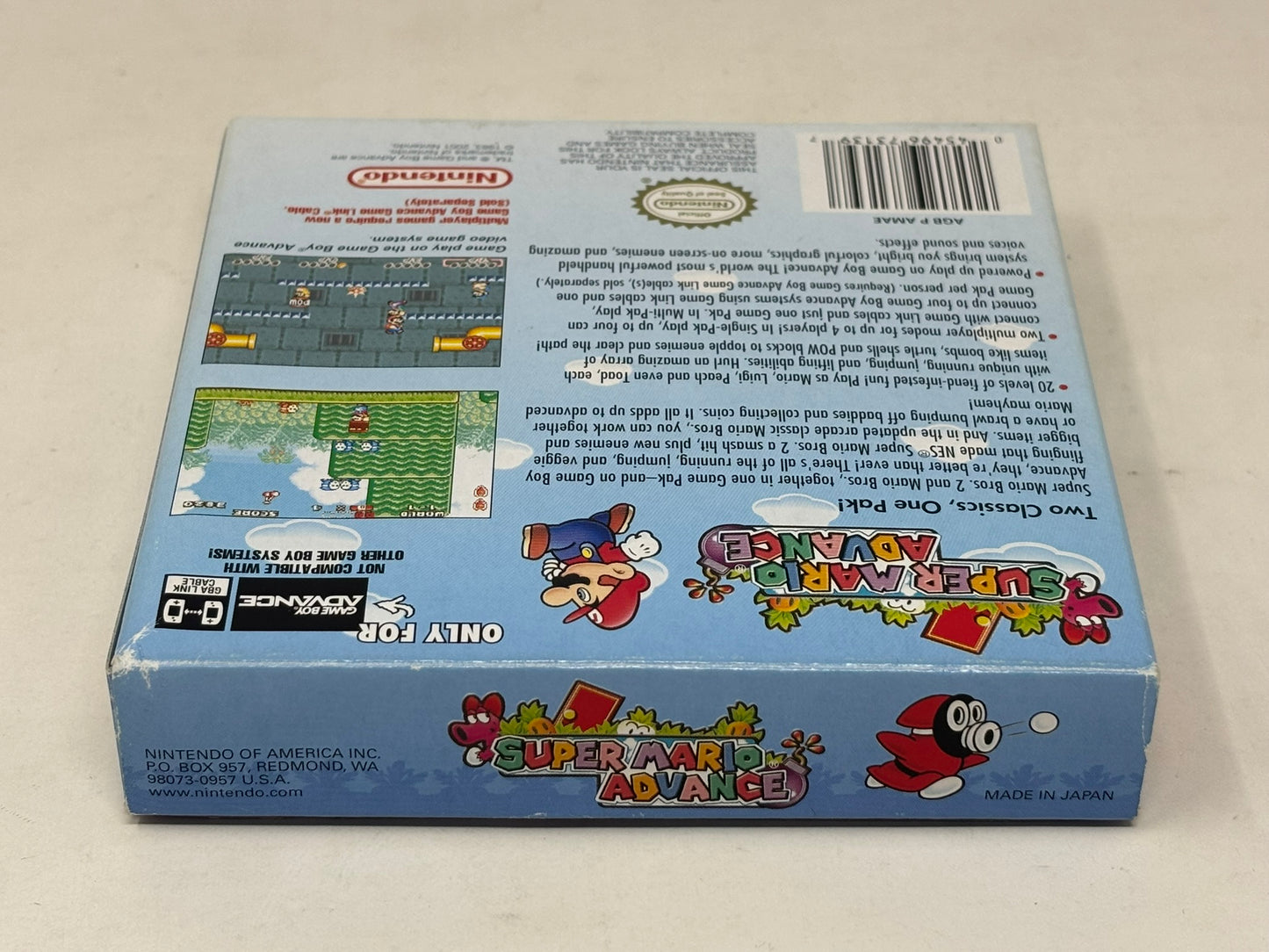 Nintendo Game Boy Advance - Super Mario Advance - Complete