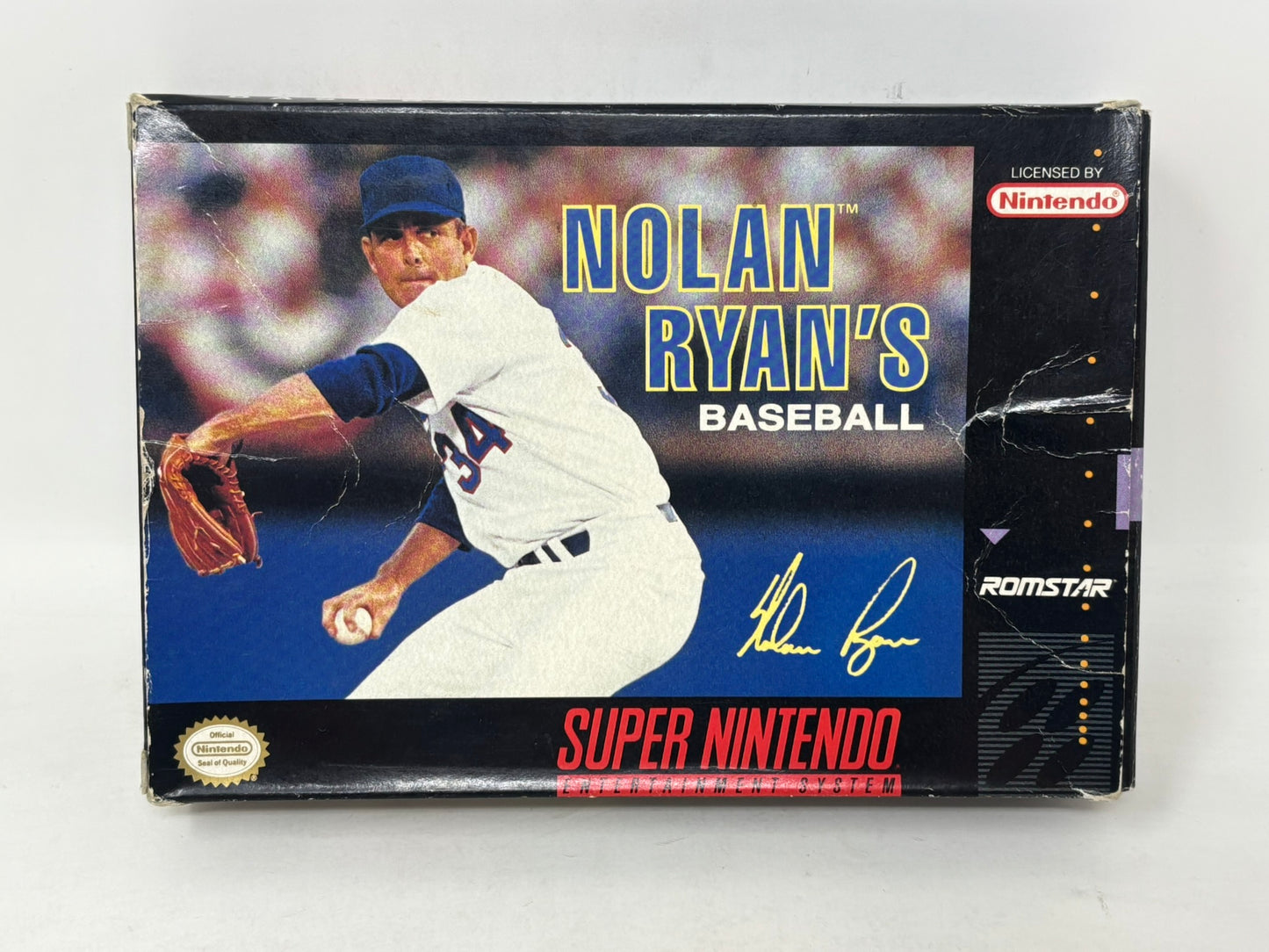 SNES Super Nintendo - Nolan Ryan Baseball - Complete