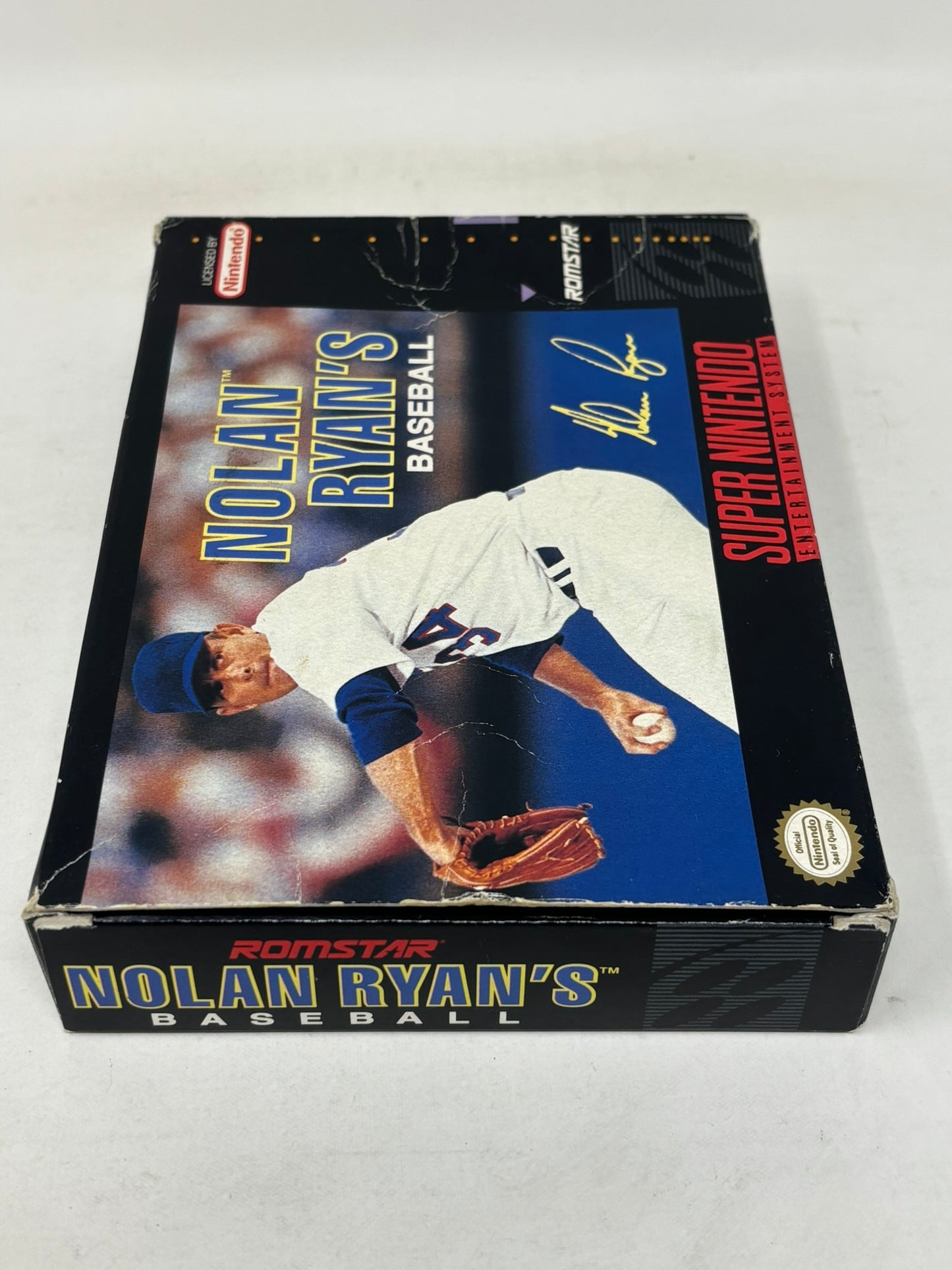 SNES Super Nintendo - Nolan Ryan Baseball - Complete