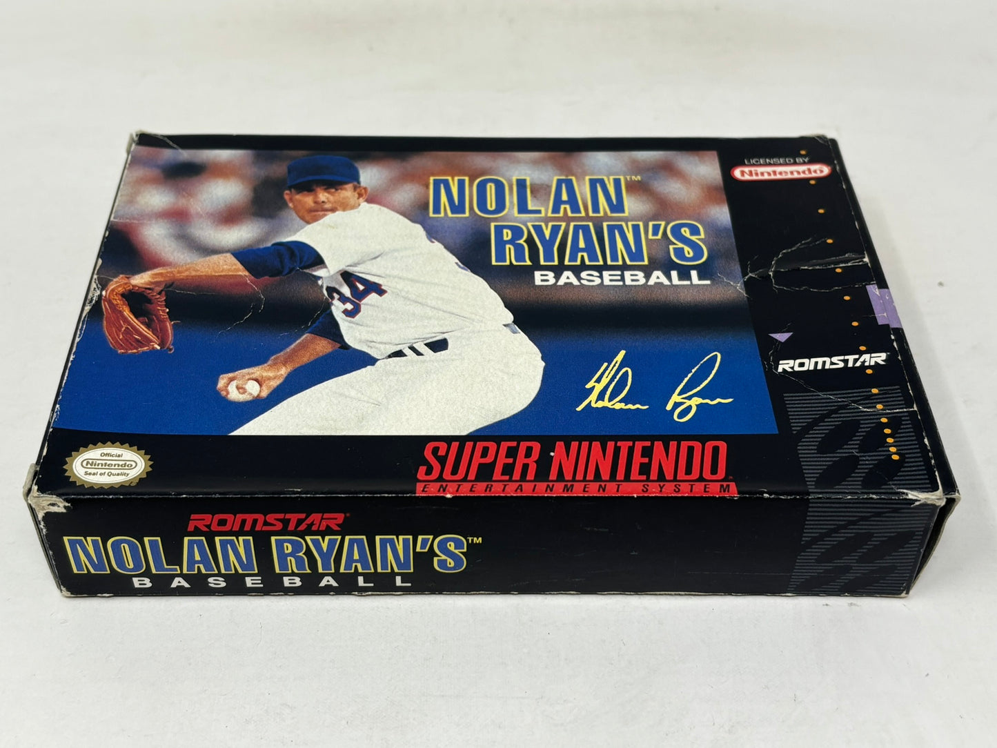 SNES Super Nintendo - Nolan Ryan Baseball - Complete