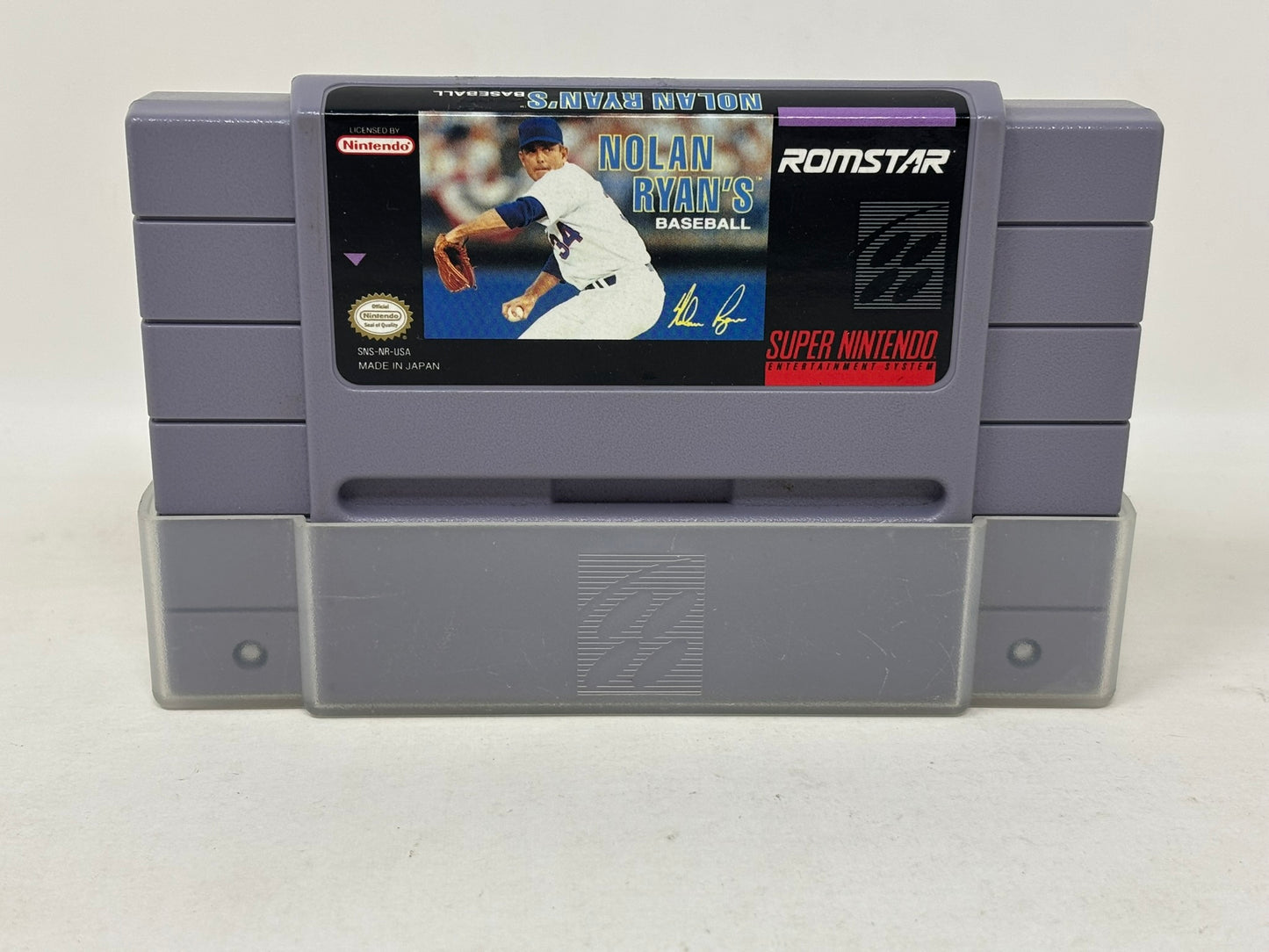 SNES Super Nintendo - Nolan Ryan Baseball - Complete