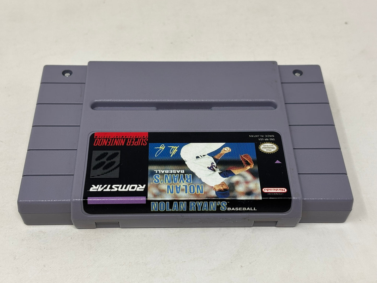 SNES Super Nintendo - Nolan Ryan Baseball - Complete