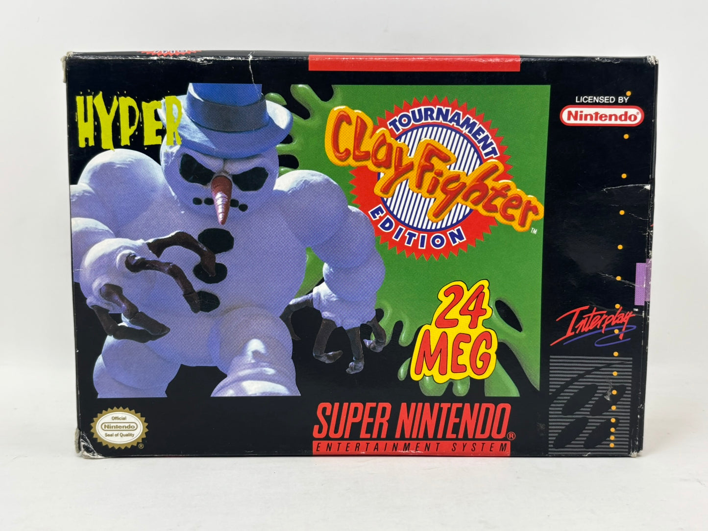 SNES Super Nintendo - Clay Fighter Tournament Edition - Complete