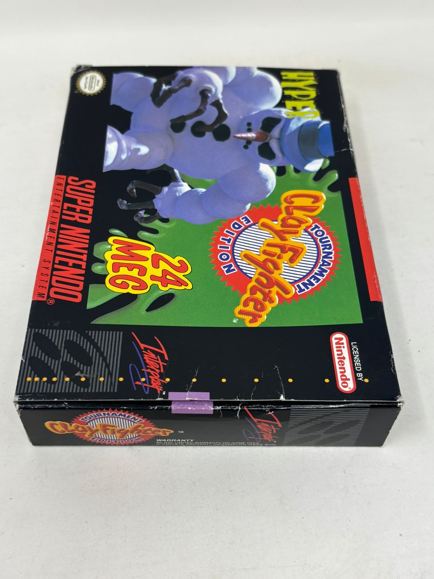 SNES Super Nintendo - Clay Fighter Tournament Edition - Complete