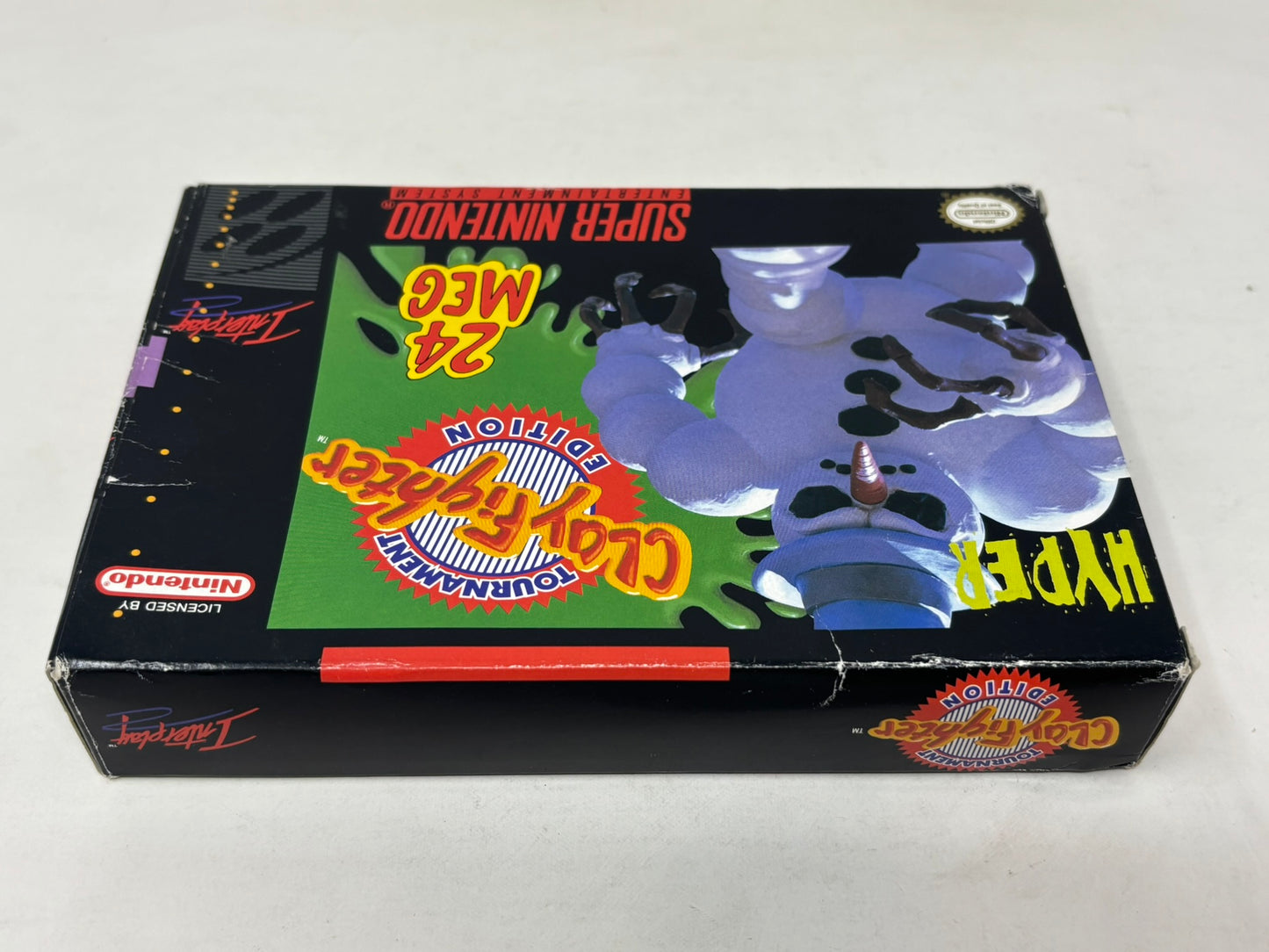 SNES Super Nintendo - Clay Fighter Tournament Edition - Complete