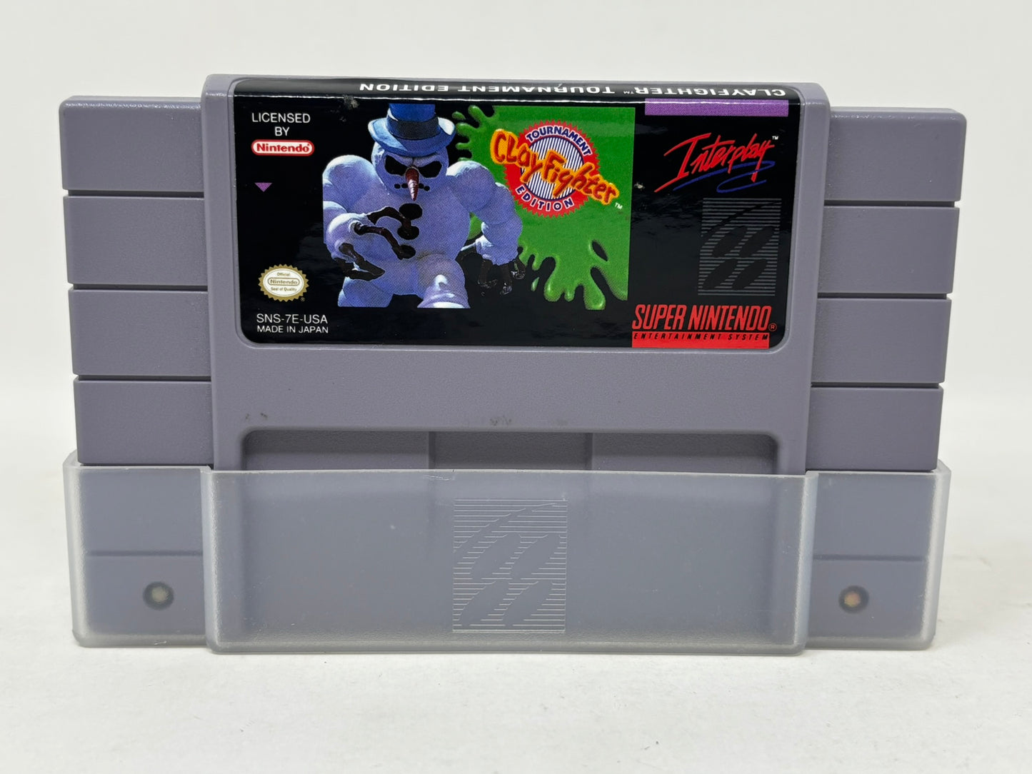 SNES Super Nintendo - Clay Fighter Tournament Edition - Complete