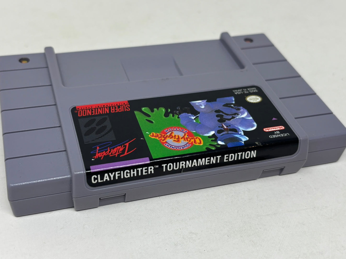 SNES Super Nintendo - Clay Fighter Tournament Edition - Complete