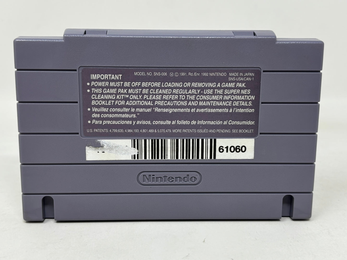 SNES Super Nintendo - Clay Fighter Tournament Edition - Complete