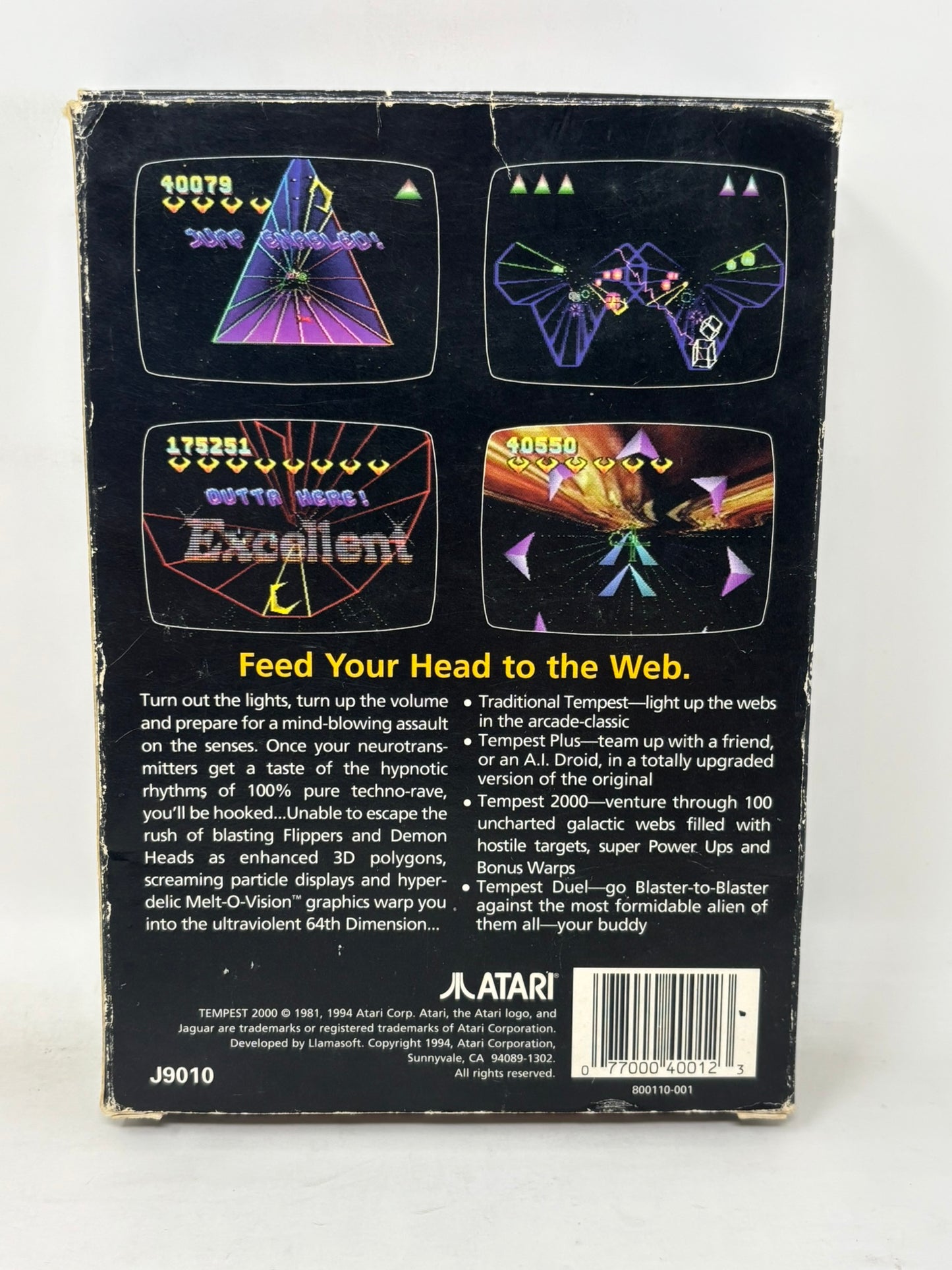 Atari Jaguar - Tempest 2000 - Complete