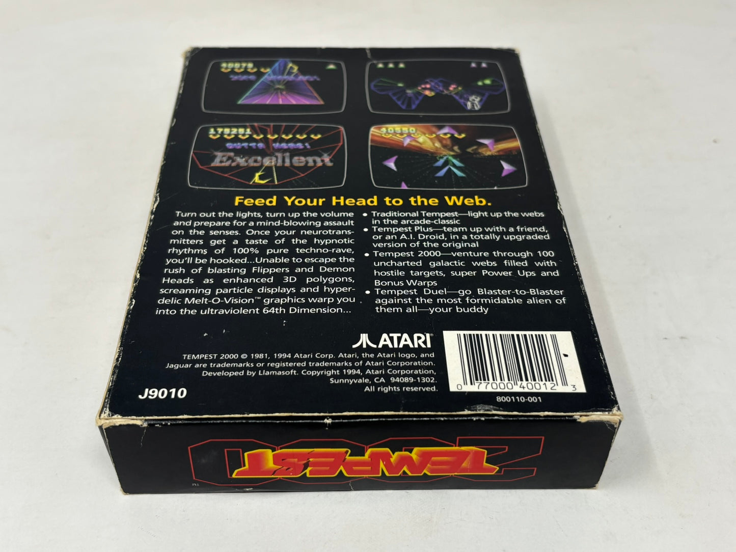 Atari Jaguar - Tempest 2000 - Complete