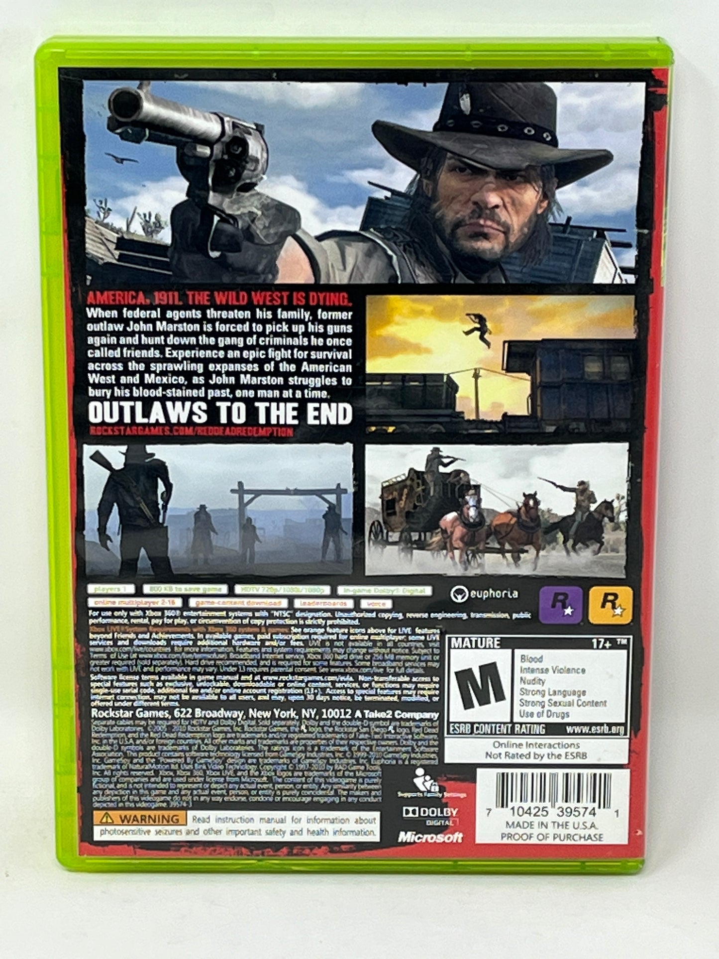 XBox 360 - Red Dead Redemption - Complete